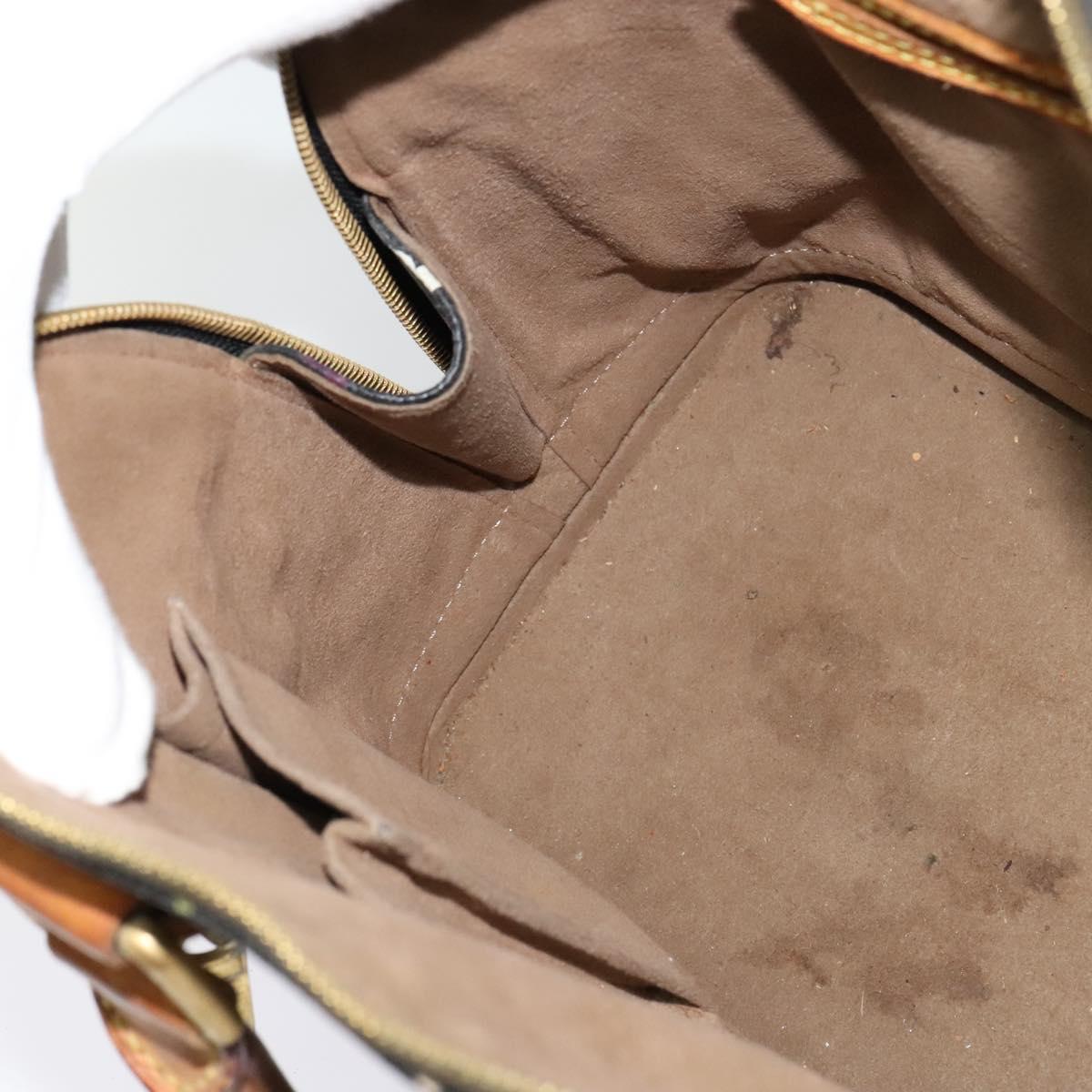 LOUIS VUITTON Monogram Multicolor Alma Hand Bag Black M92646 LV Auth 124283