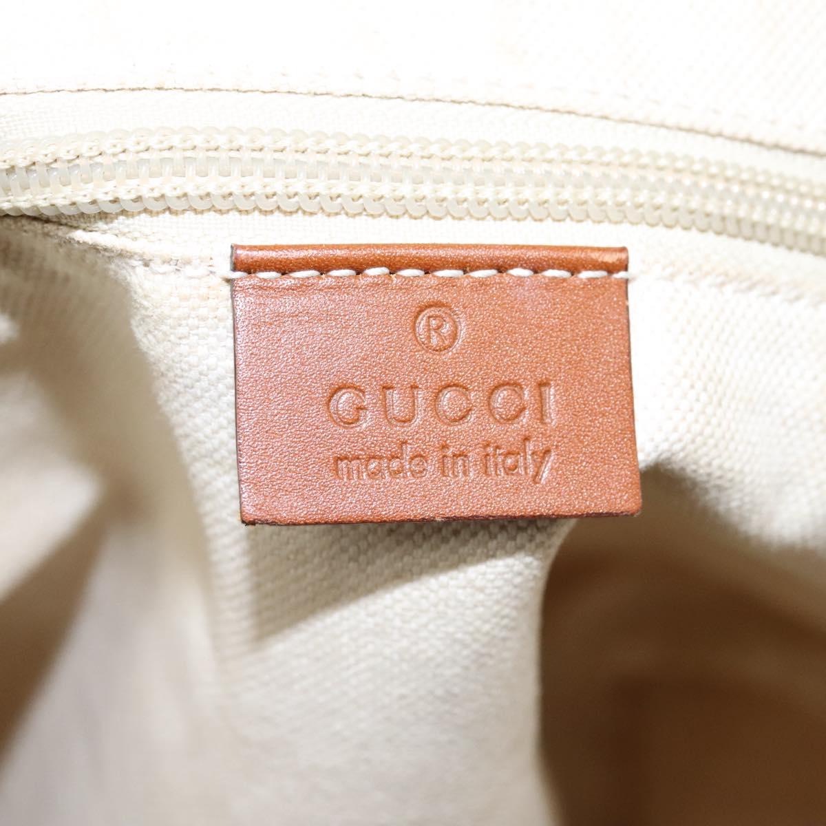 GUCCI GG Canvas Tote Bag Nylon Pink Silver 295252 Auth 124326
