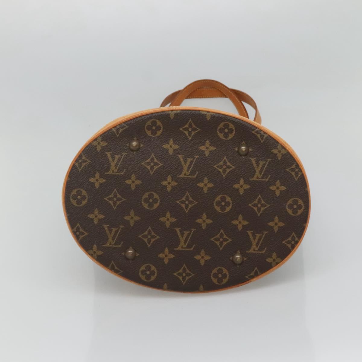 LOUIS VUITTON Monogram Bucket GM Shoulder Bag M42236 LV Auth 124334