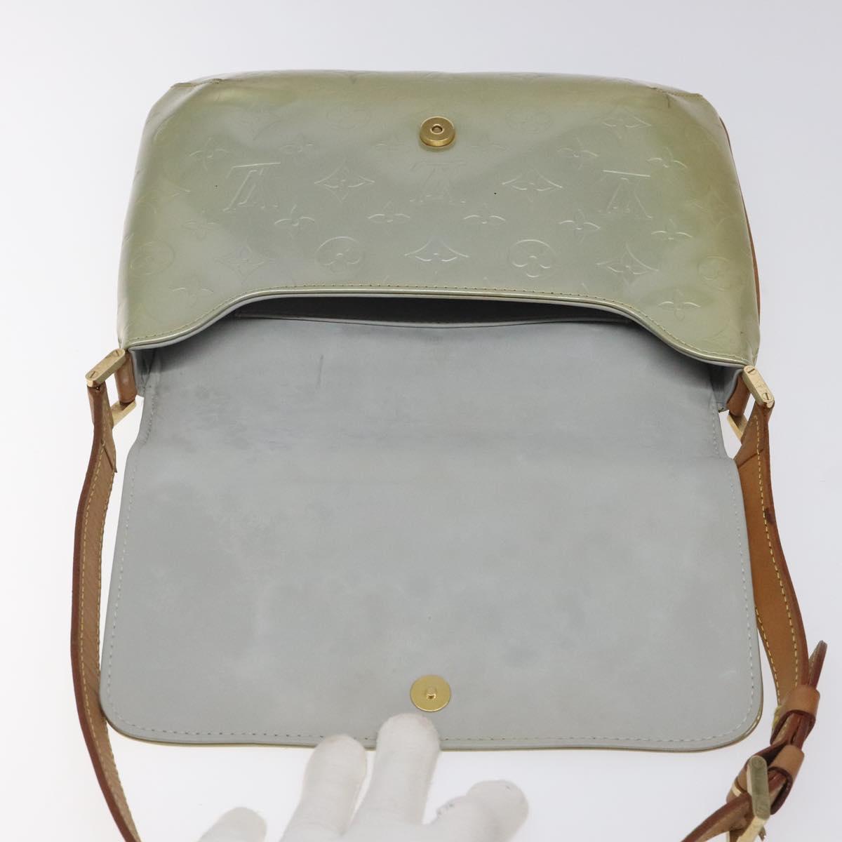 LOUIS VUITTON Monogram Vernis Thompson Street Bag Gris M91008 LV Auth 124371