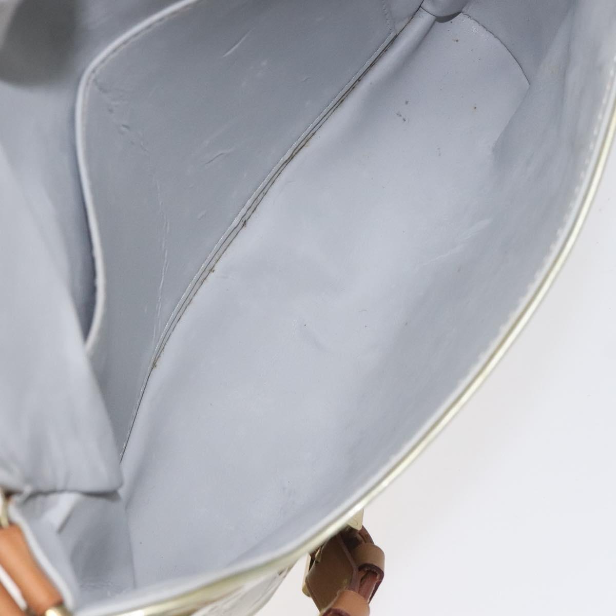 LOUIS VUITTON Monogram Vernis Thompson Street Bag Gris M91008 LV Auth 124371