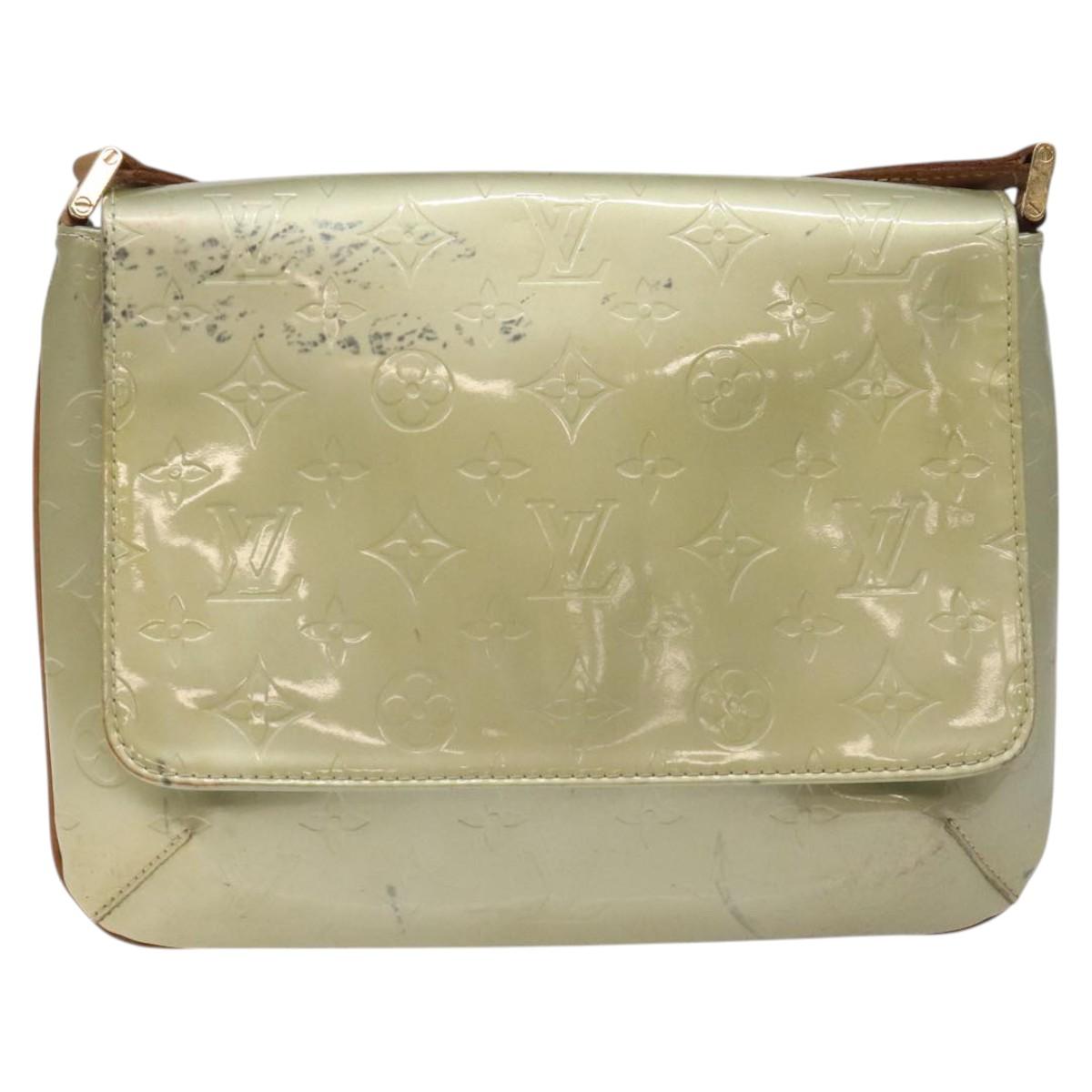 LOUIS VUITTON Monogram Vernis Thompson Street Bag Gris M91008 LV Auth 124371