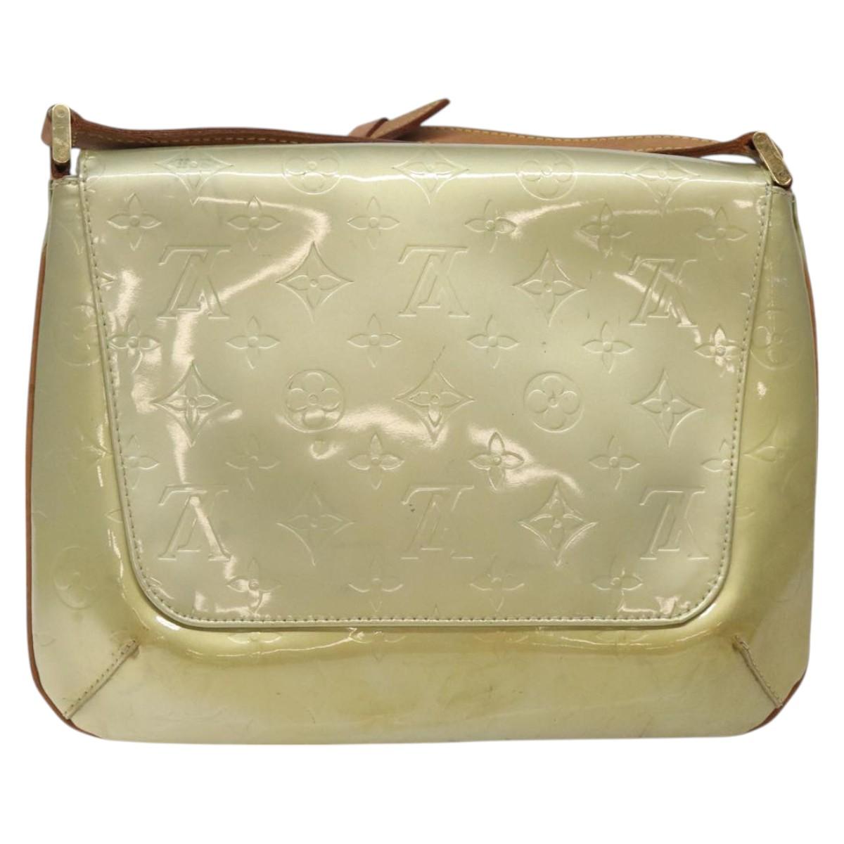 LOUIS VUITTON Monogram Vernis Thompson Street Bag Gris M91008 LV Auth 124371