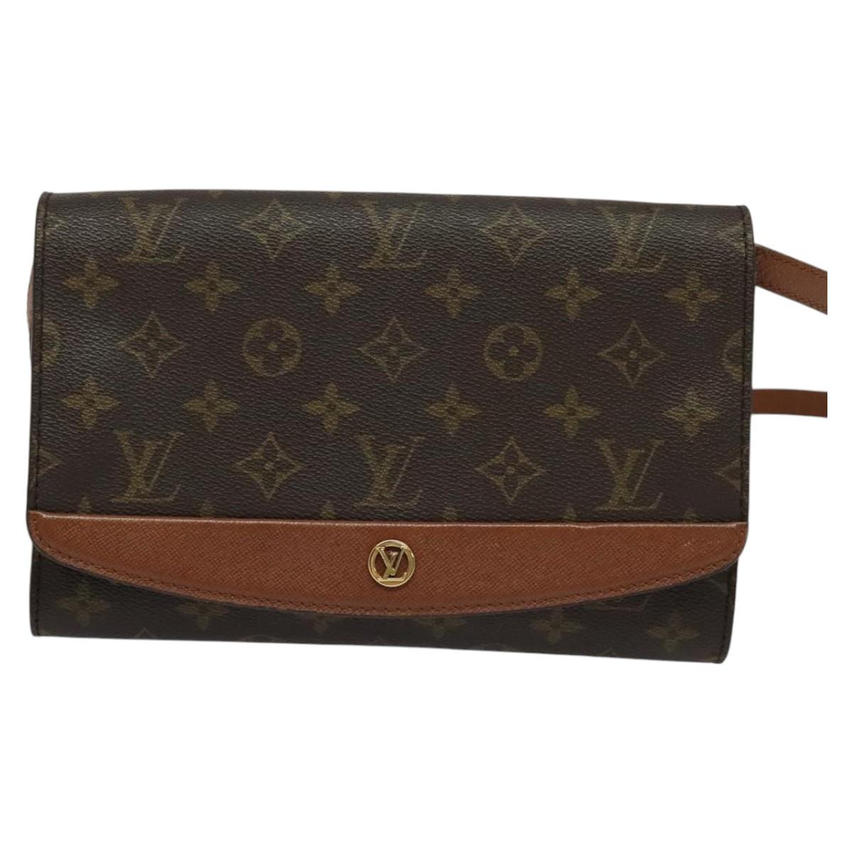 LOUIS VUITTON Monogram Bordeaux 24 Shoulder Bag M51798 LV Auth 124391