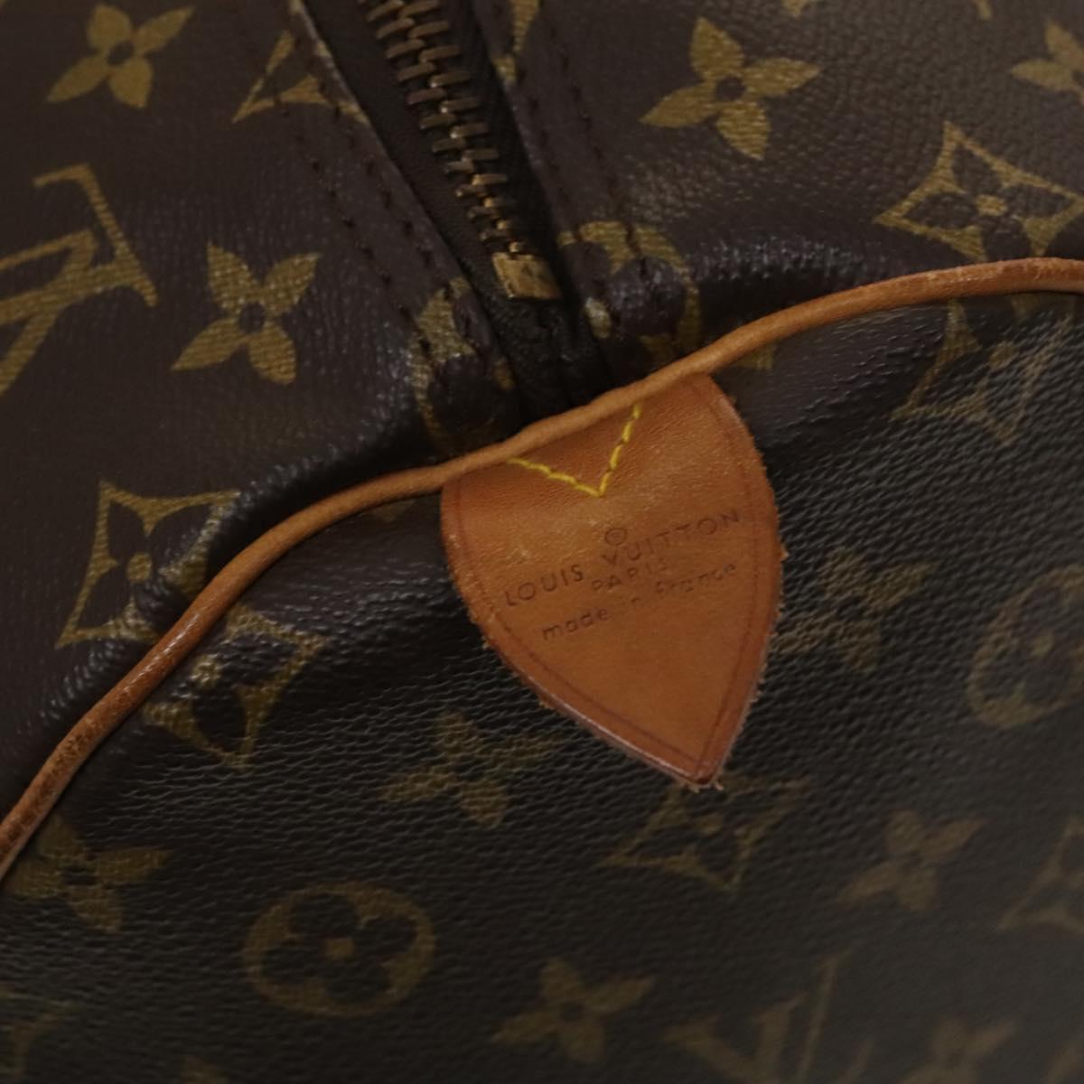 LOUIS VUITTON Monogram Keepall 55 Boston Bag M41424 LV Auth 124409