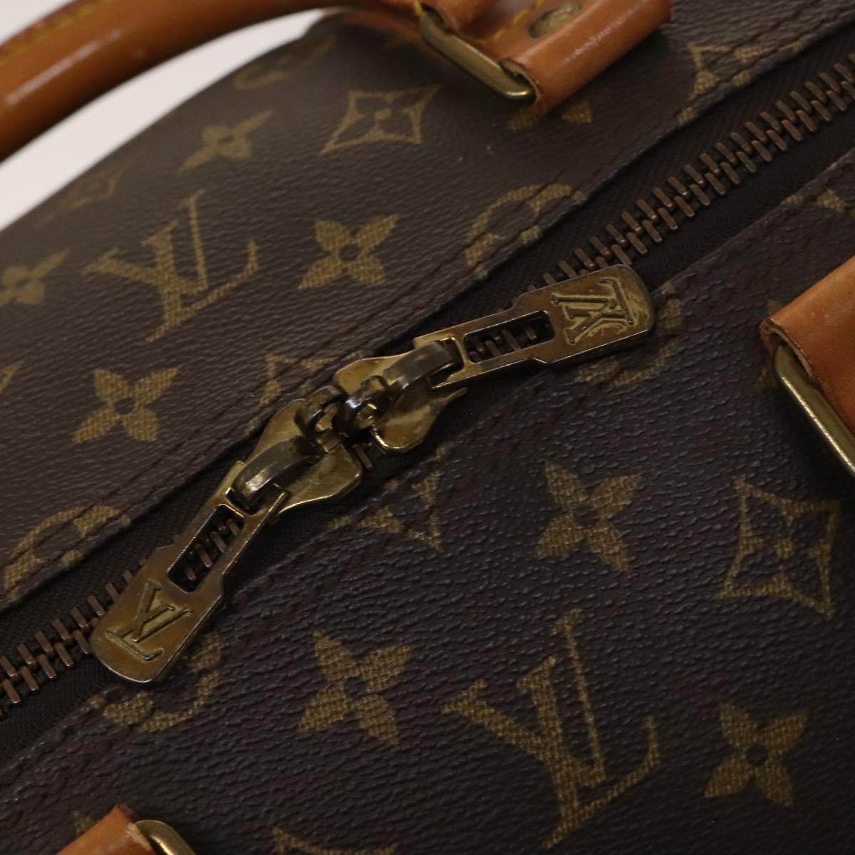 LOUIS VUITTON Monogram Keepall 55 Boston Bag M41424 LV Auth 124409