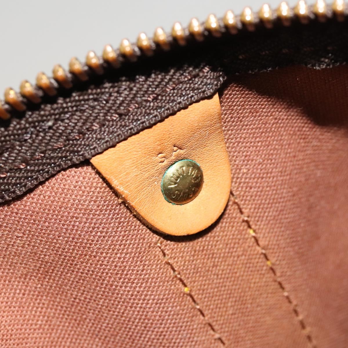 LOUIS VUITTON Monogram Keepall 55 Boston Bag M41424 LV Auth 124409