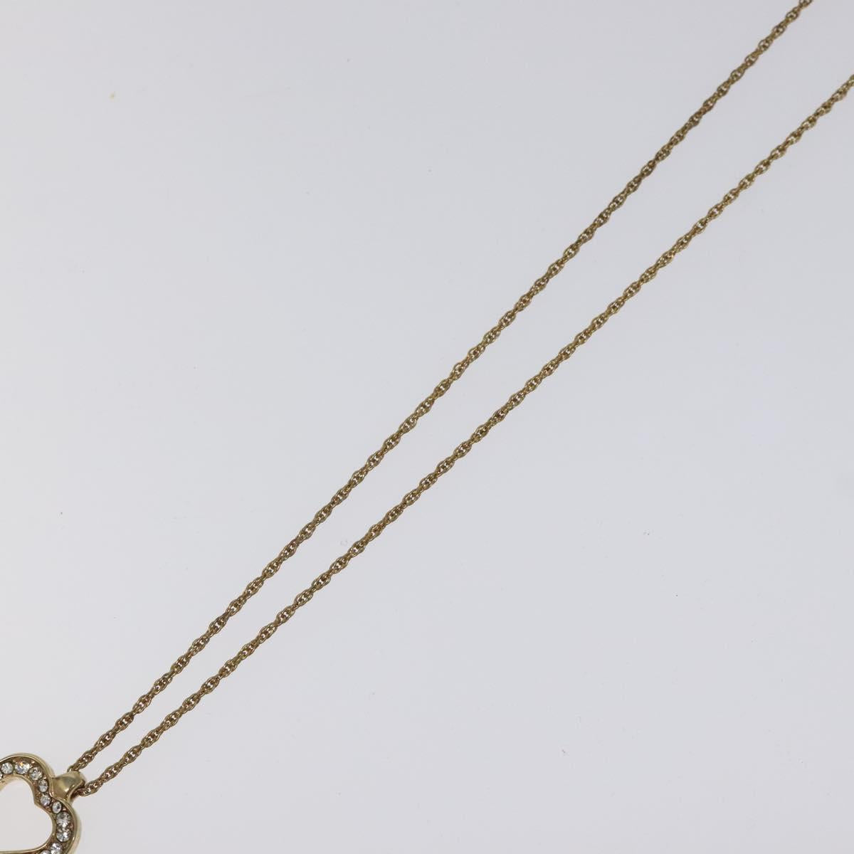 Christian Dior Necklace metal Gold Auth 124445