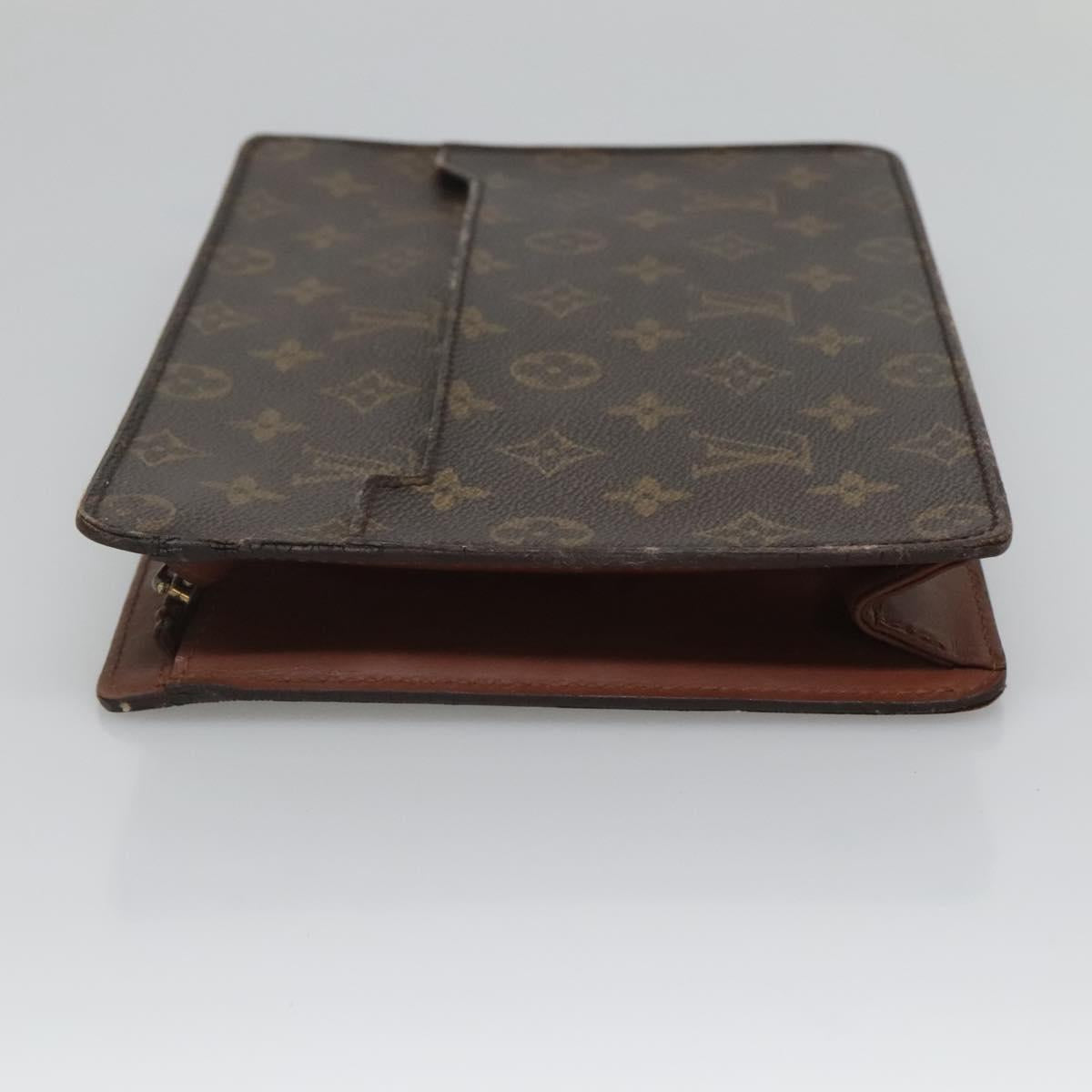 LOUIS VUITTON Monogram Pochette Homme Clutch Bag M51795 LV Auth 124453