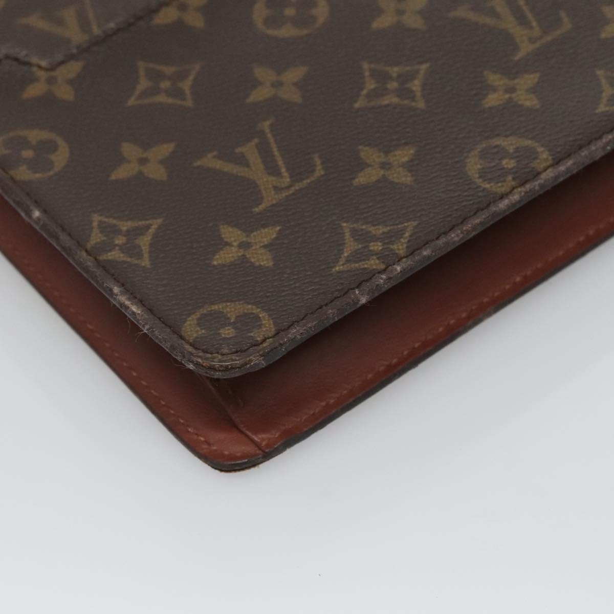 LOUIS VUITTON Monogram Pochette Homme Clutch Bag M51795 LV Auth 124453