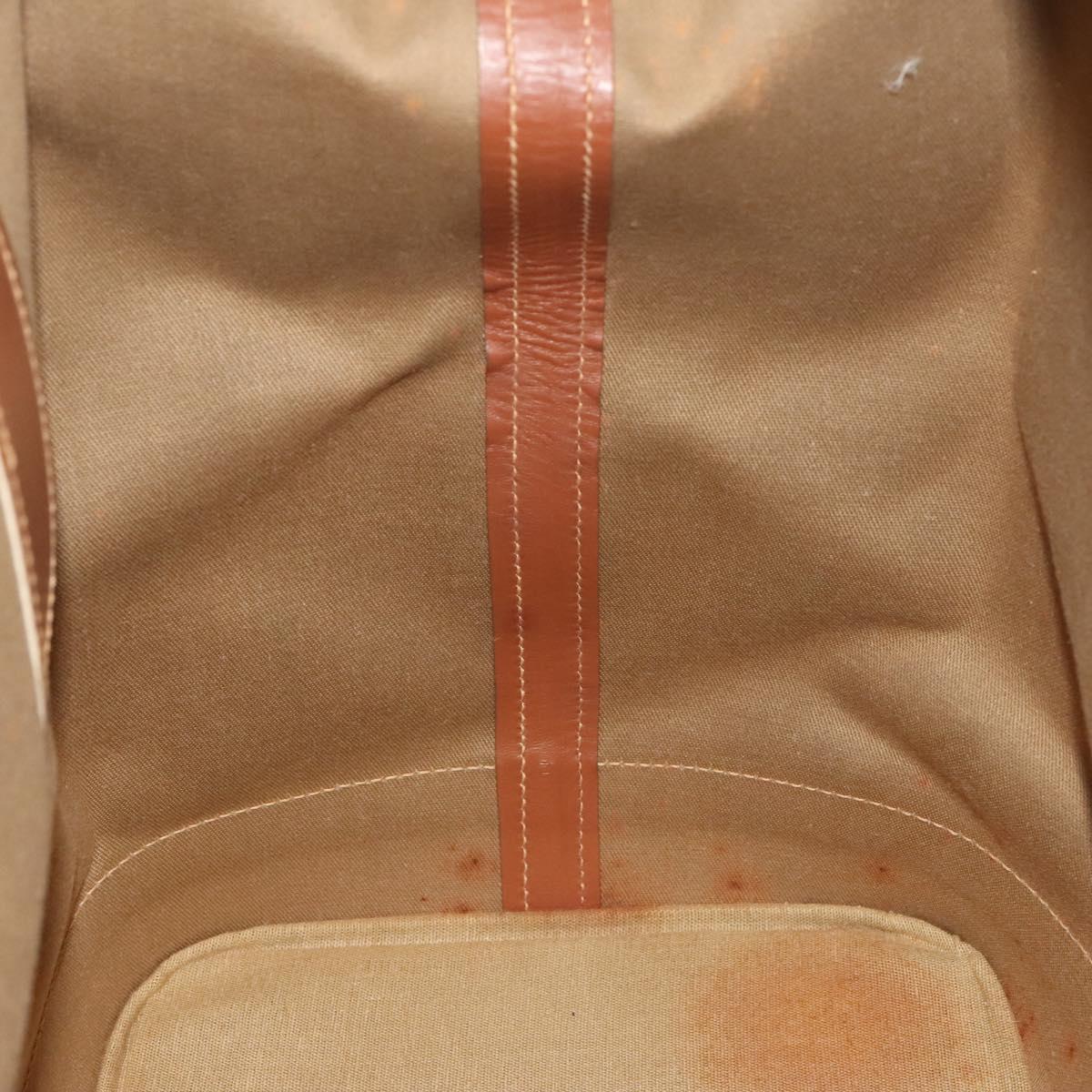 GUCCI Micro GG Supreme Boston Bag PVC Beige Gold 012 024 0467 45 Auth 124459