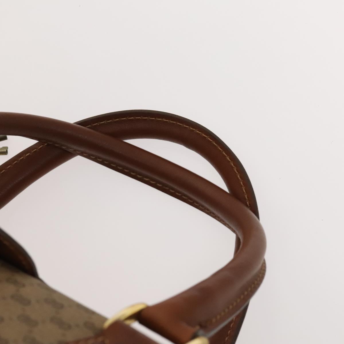 GUCCI Micro GG Supreme Boston Bag PVC Beige Gold 012 024 0467 45 Auth 124459