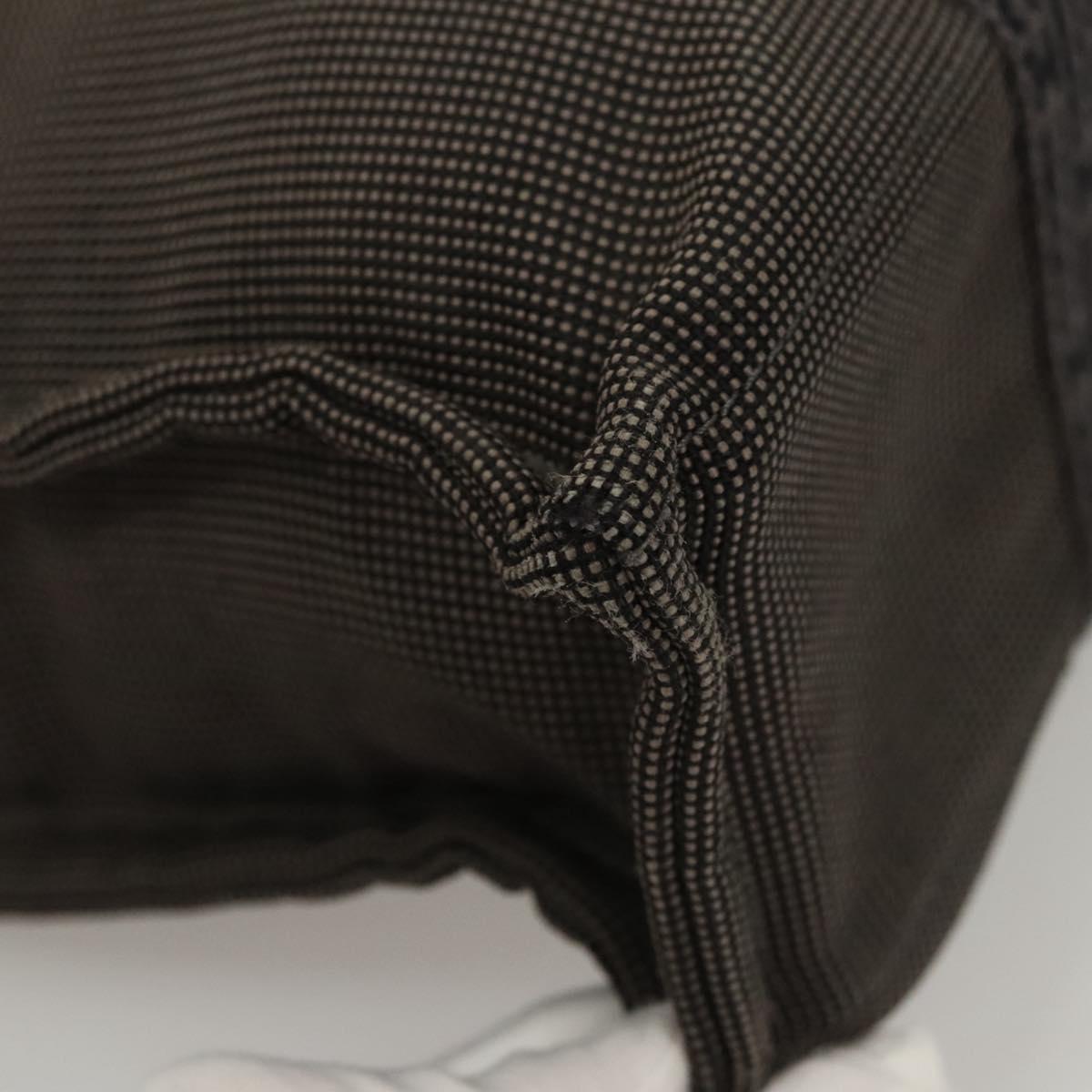 HERMES Her Line PM Tote Bag Canvas Gray Auth 124467