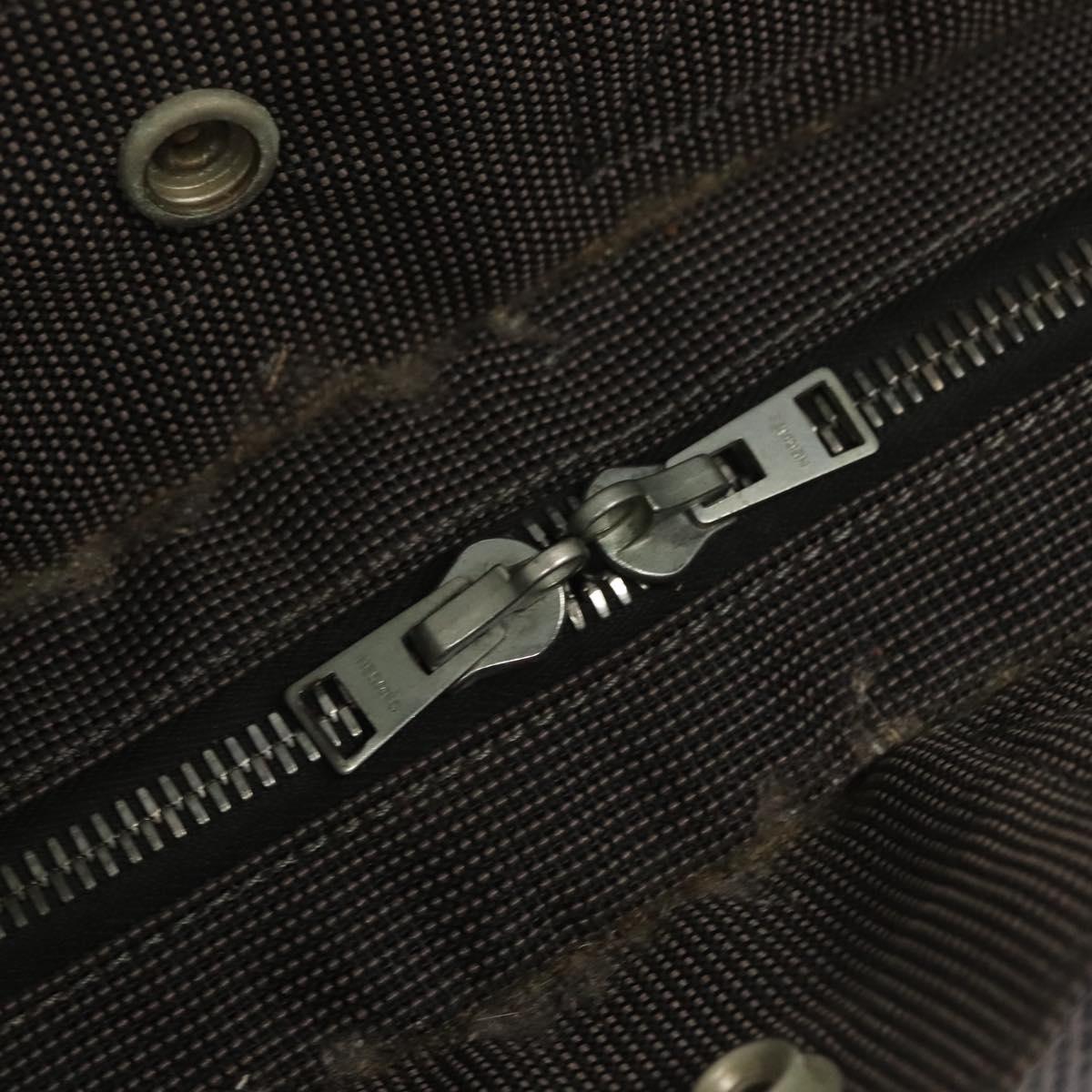 HERMES Her Line PM Tote Bag Canvas Gray Auth 124467