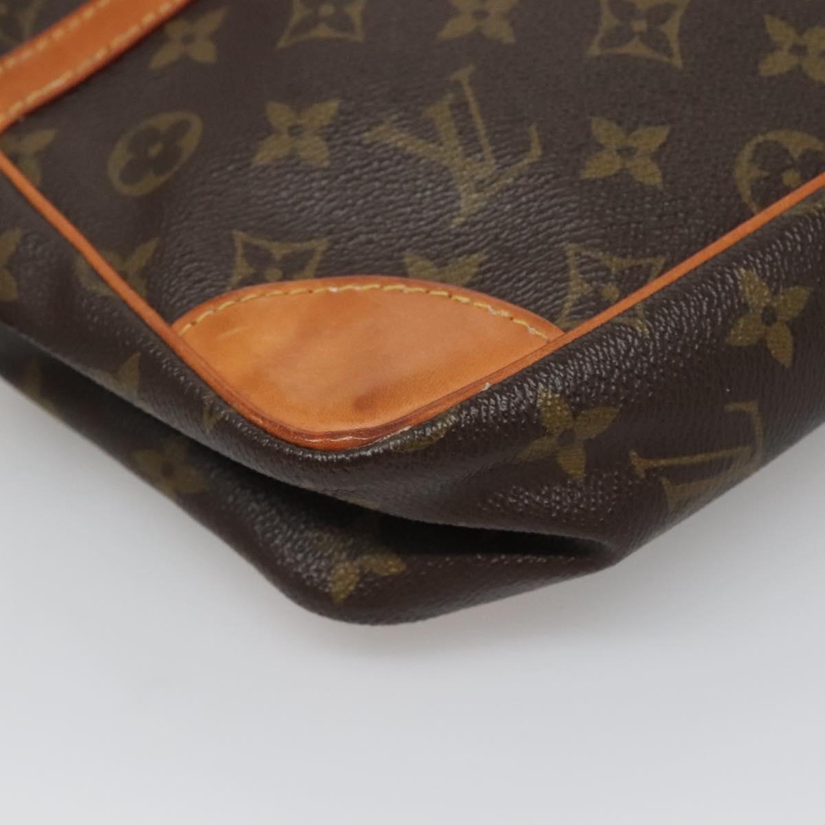 LOUIS VUITTON Monogram Compiegne 28 Clutch Bag M51845 LV Auth 124471