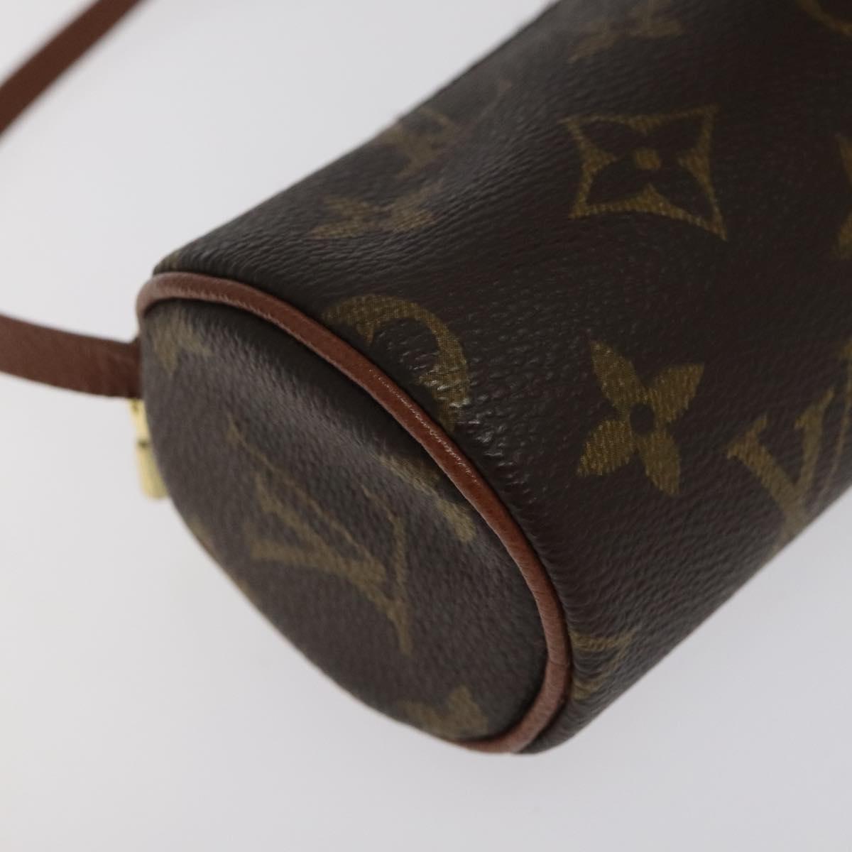 LOUIS VUITTON Monogram Papillon Pouch LV Auth 124479