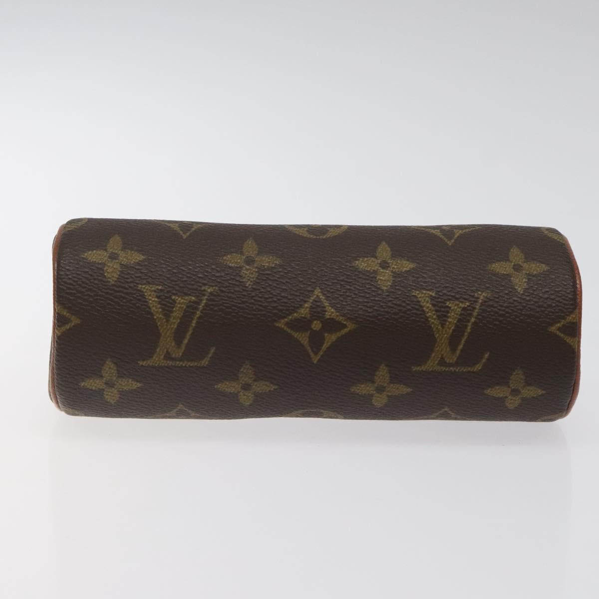 LOUIS VUITTON Monogram Papillon Pouch LV Auth 124479