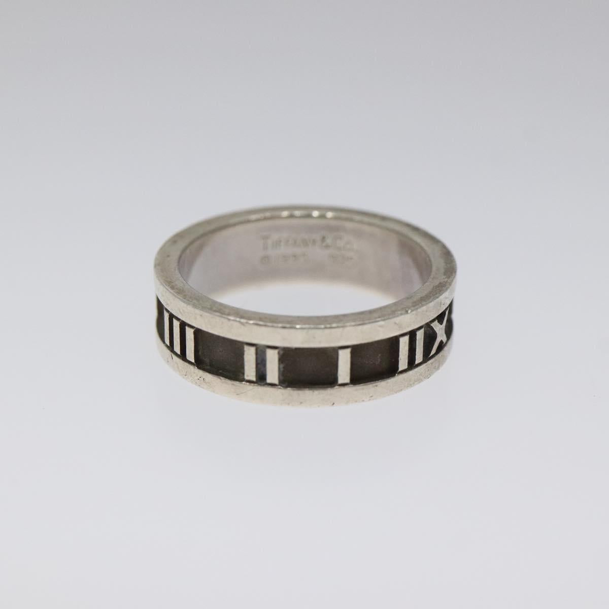 TIFFANY&Co. Atlas Ring Ag925 Silver Auth 124555