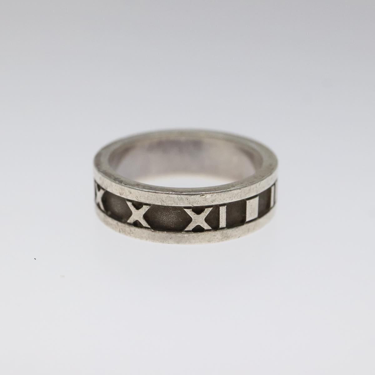 TIFFANY&Co. Atlas Ring Ag925 Silver Auth 124555