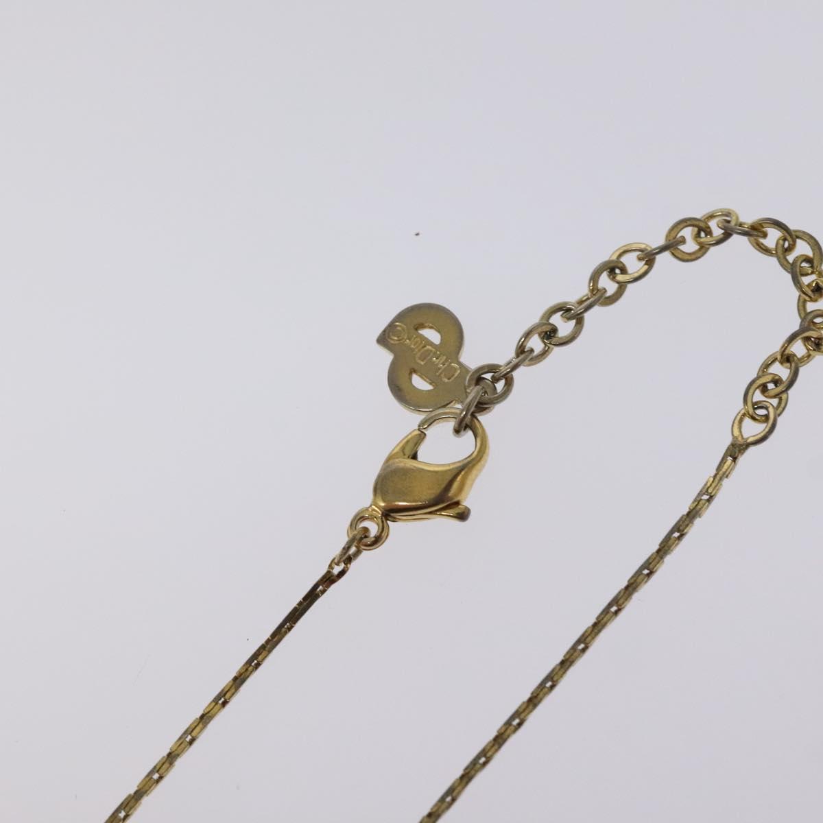 Christian Dior Necklace metal Gold Auth 124557
