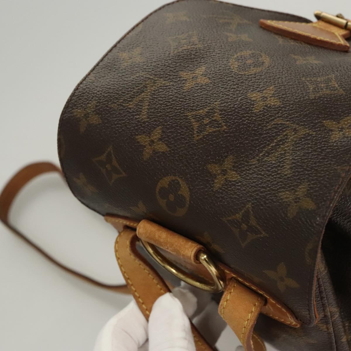 LOUIS VUITTON Monogram Montsouris MM Backpack M51136 LV Auth 124644