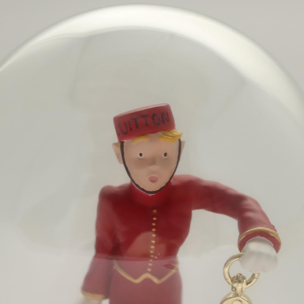 LOUIS VUITTON Bell Boy Snow Globe Clear M99551 LV Auth 124650