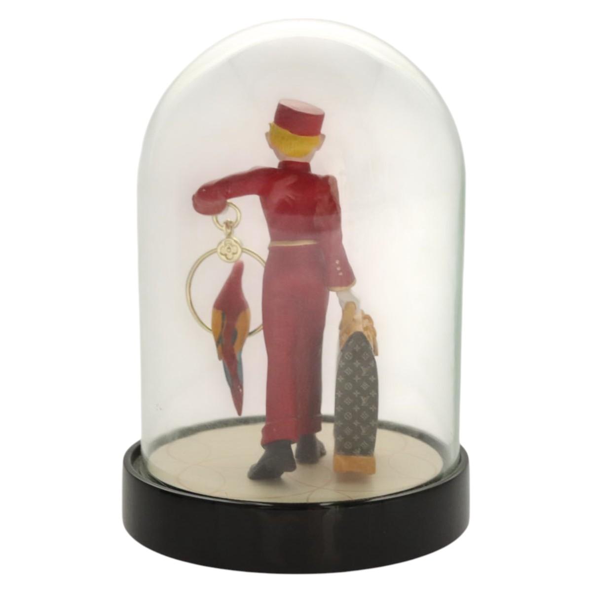 LOUIS VUITTON Bell Boy Snow Globe Clear M99551 LV Auth 124650