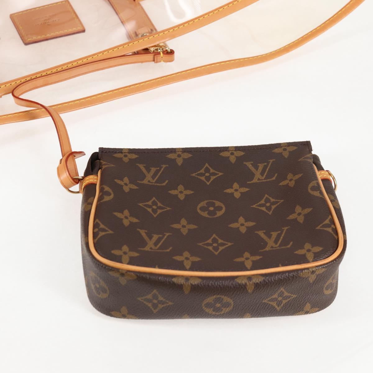 LOUIS VUITTON Isaac Mizrahi Tote Bag Vinyl Leather Clear M99027 Auth 124651SAV