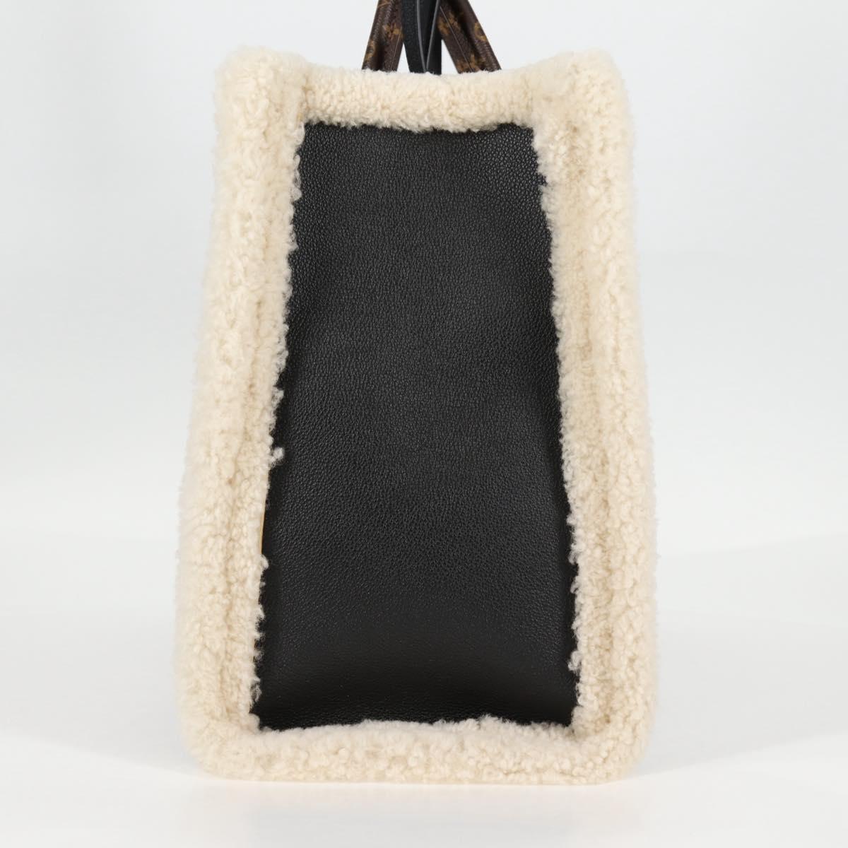 LOUIS VUITTON Monogram Shearing On The Go GM Tote Bag M56958 LV Auth 124652S