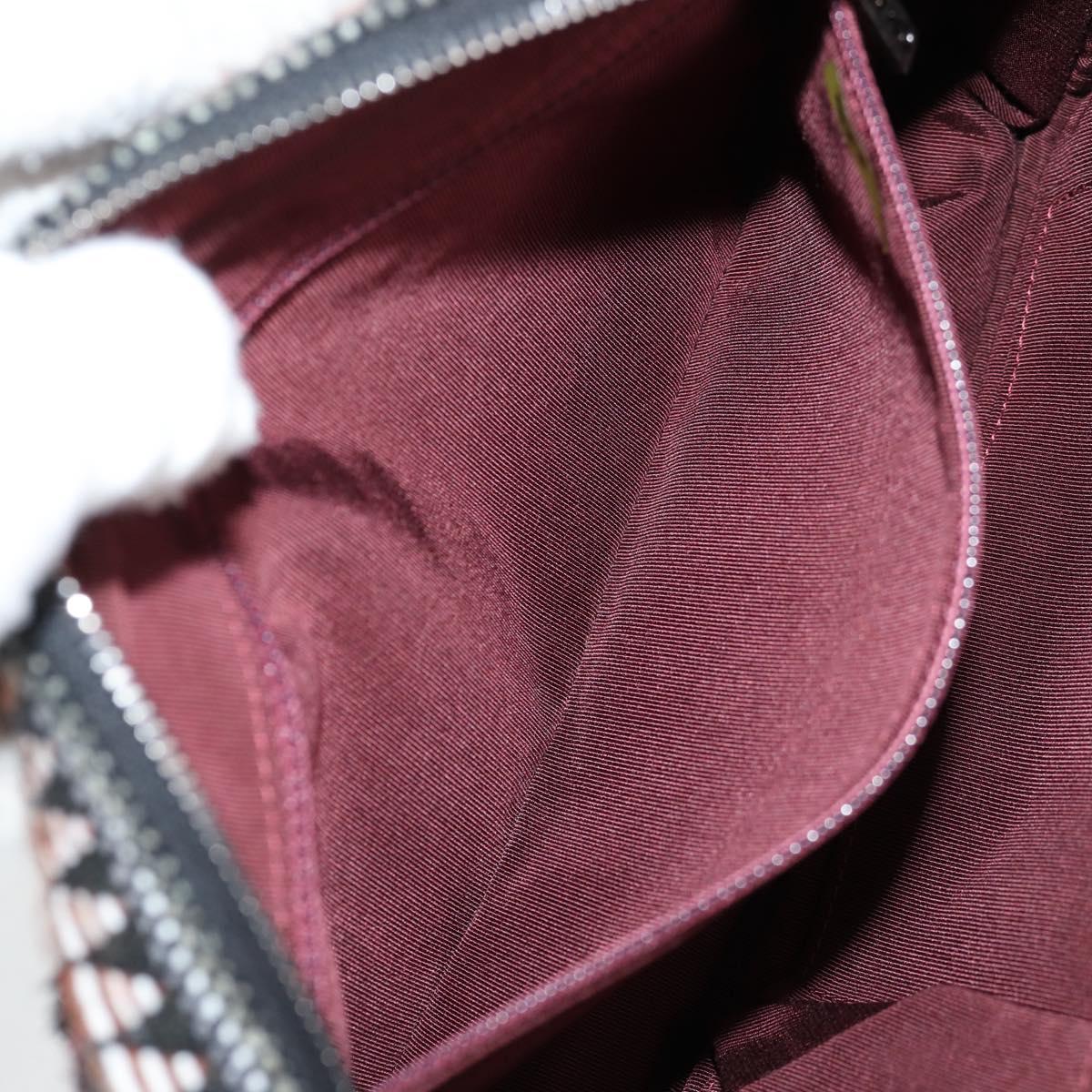 CHANEL Chain Shoulder Bag Tweed Black CC Auth 124656AM