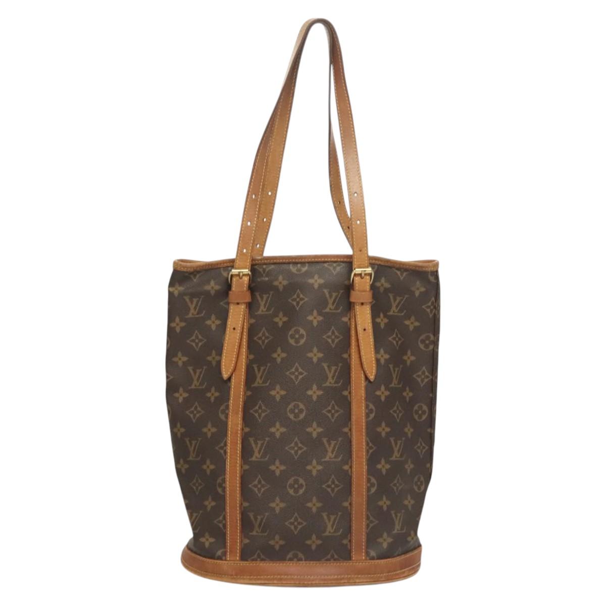 LOUIS VUITTON Monogram Bucket GM Shoulder Bag M42236 LV Auth 124661