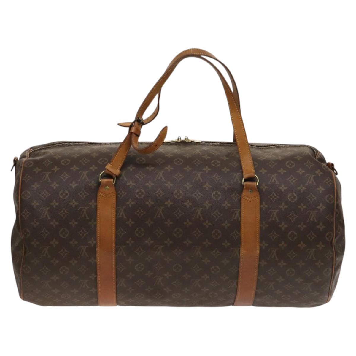 LOUIS VUITTON Monogram Sac Polochon 65 Boston Bag 2way M41222 LV Auth 124718