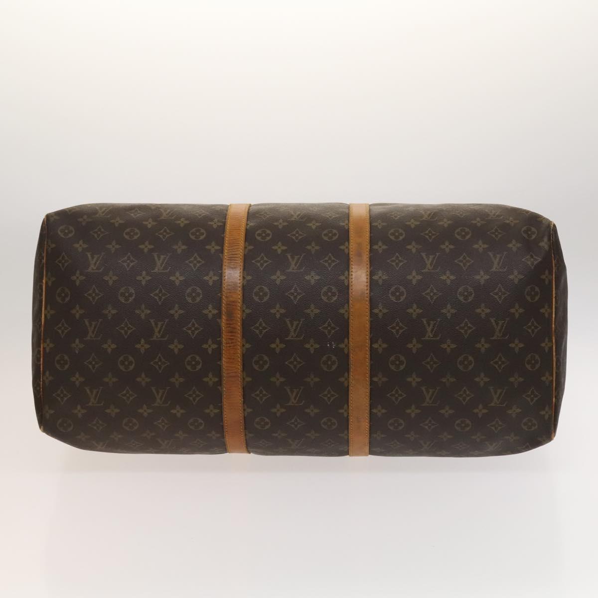 LOUIS VUITTON Monogram Keepall 60 Boston Bag M41422 LV Auth 124850