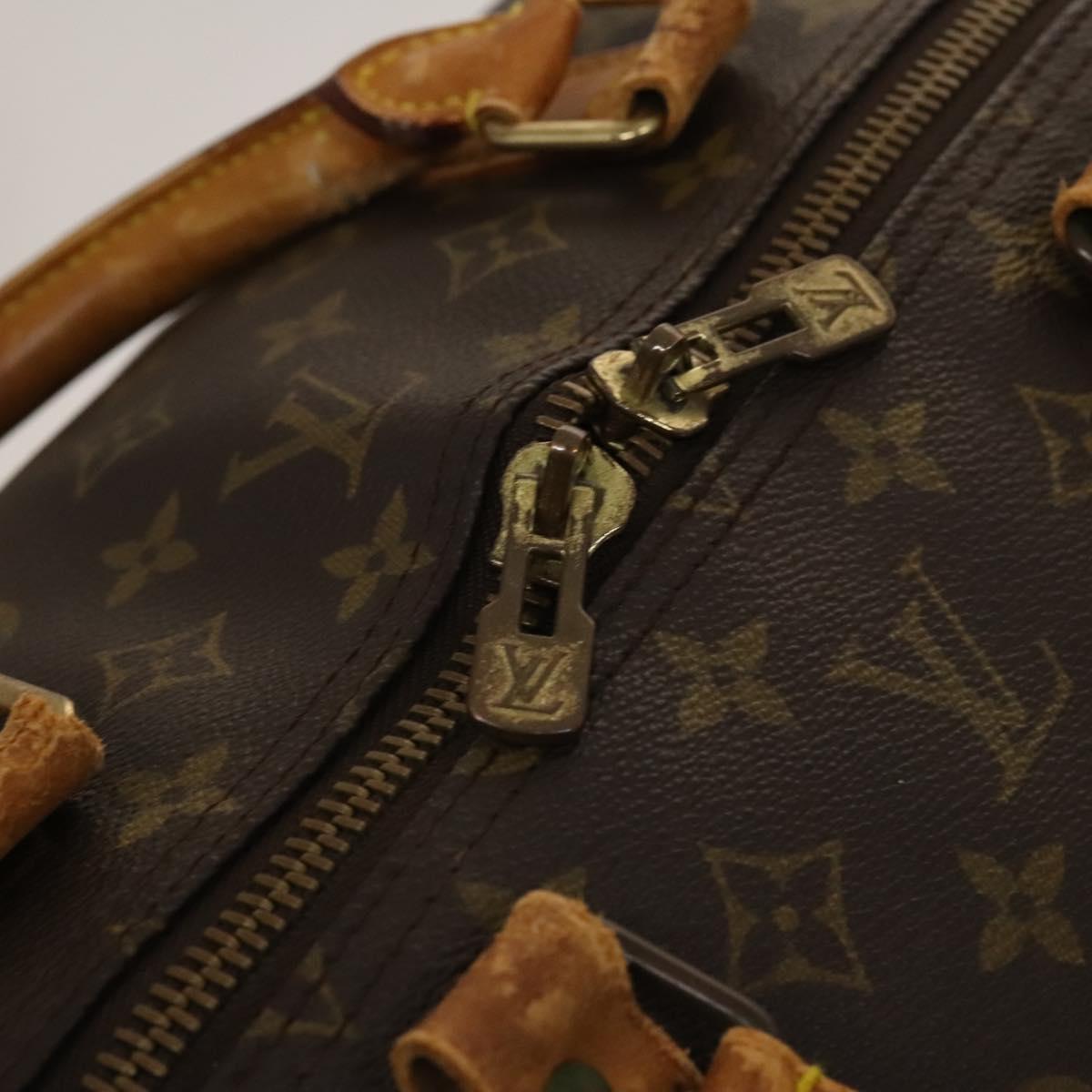 LOUIS VUITTON Monogram Keepall Bandouliere 60 Boston Bag M41412 LV Auth 124854