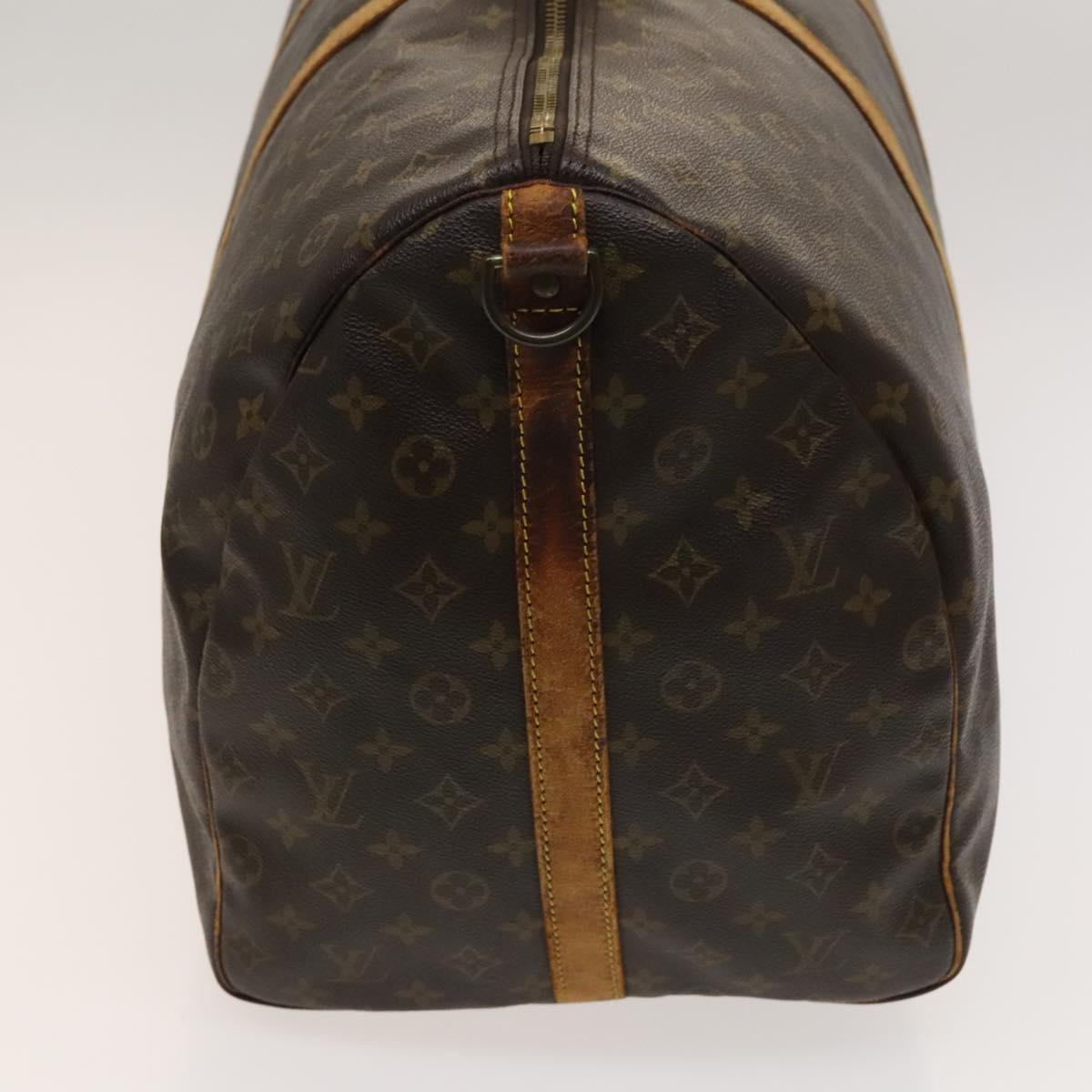 LOUIS VUITTON Monogram Keepall Bandouliere 60 Boston Bag M41412 LV Auth 124854