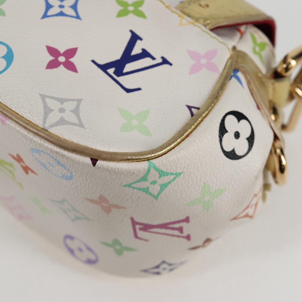 LOUIS VUITTON Monogram Multicolor Marilyn All Bag White M40206 LV Auth 124890SAV