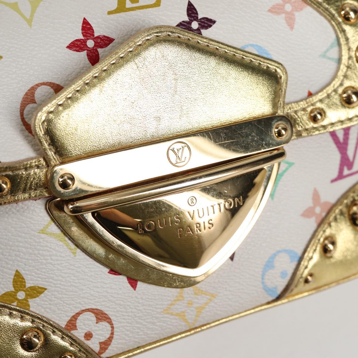 LOUIS VUITTON Monogram Multicolor Marilyn All Bag White M40206 LV Auth 124890SAV