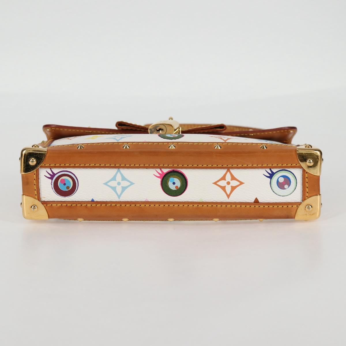 LOUIS VUITTON Multicolor Ribbon Pochette I Miss You Bag M92051 Auth 124891V