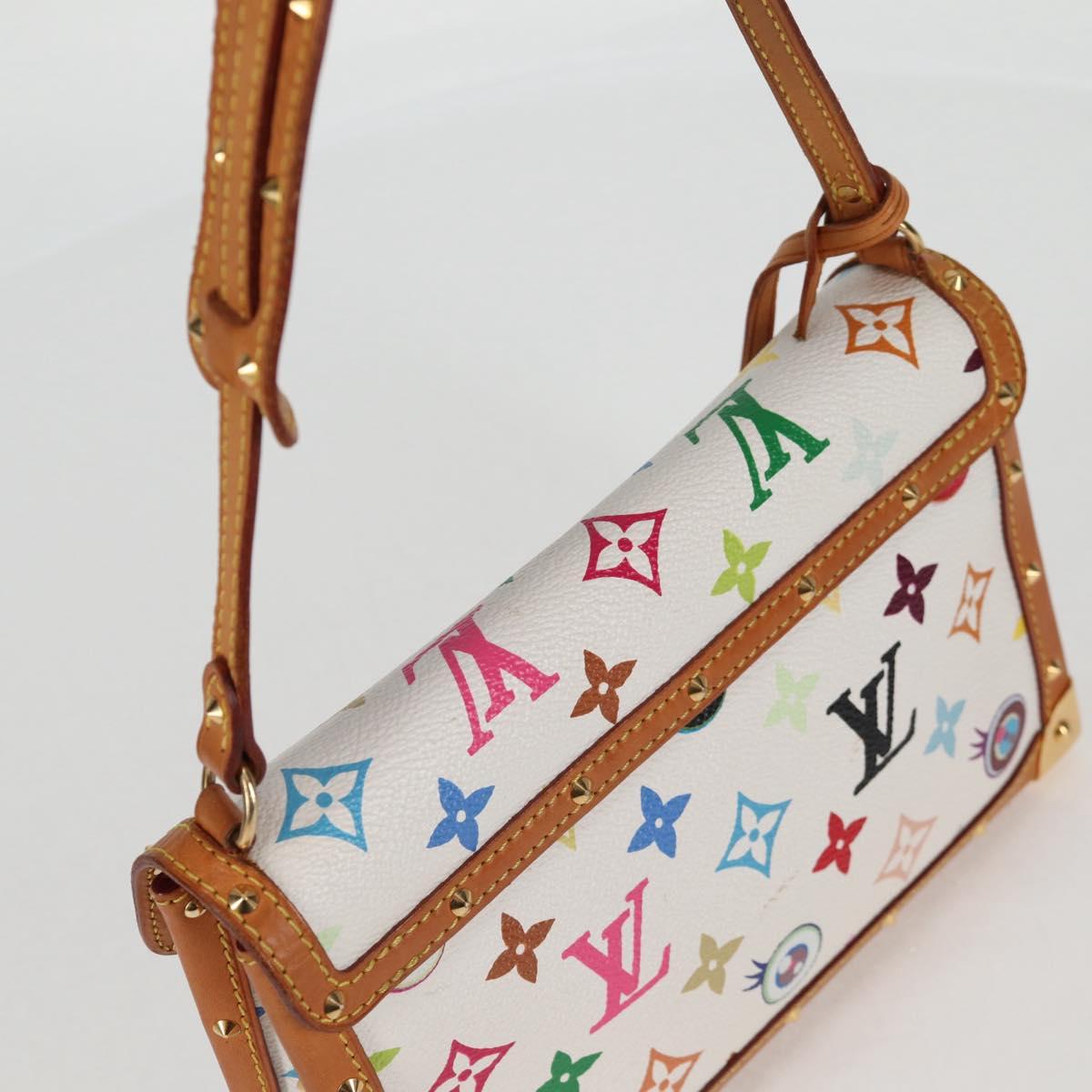 LOUIS VUITTON Multicolor Ribbon Pochette I Miss You Bag M92051 Auth 124891V