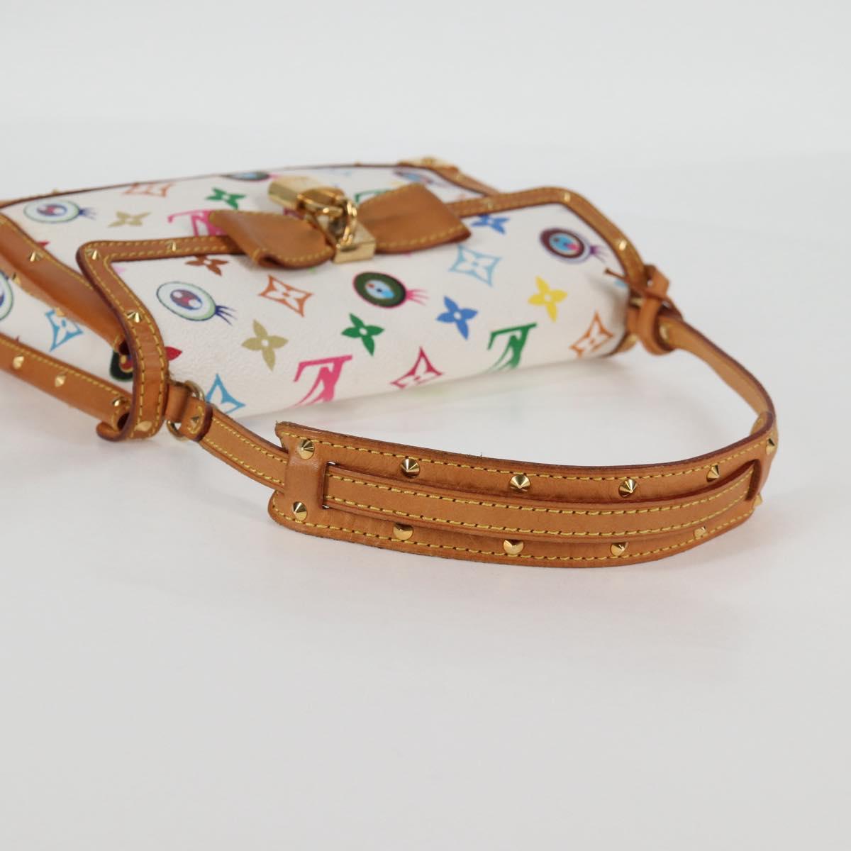 LOUIS VUITTON Multicolor Ribbon Pochette I Miss You Bag M92051 Auth 124891V