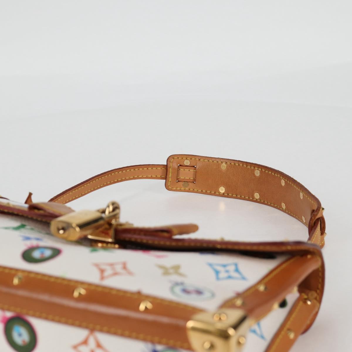 LOUIS VUITTON Multicolor Ribbon Pochette I Miss You Bag M92051 Auth 124891V