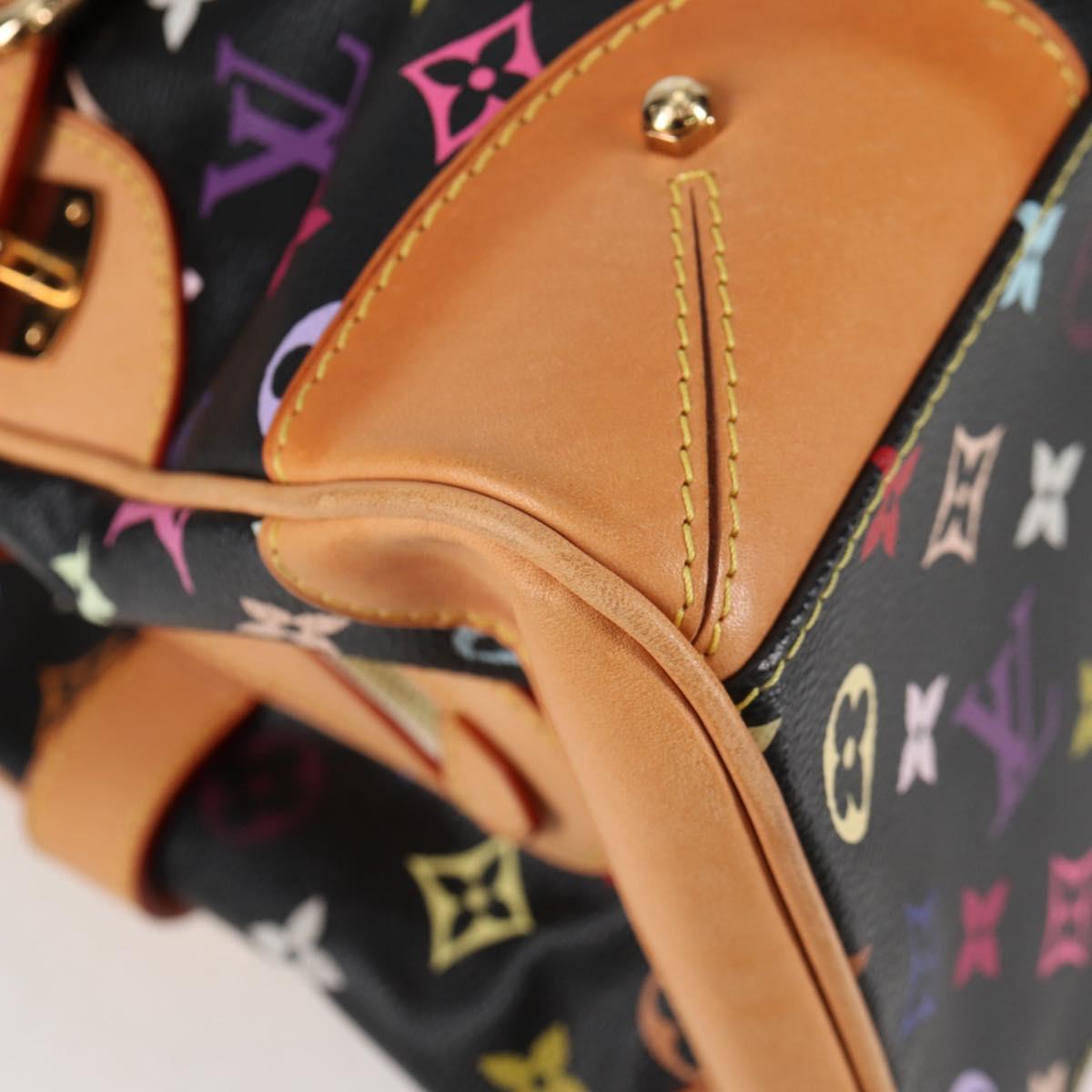 LOUIS VUITTON Monogram Multicolor Claudia Hand Bag Black M40194 LV Auth 124894SAV