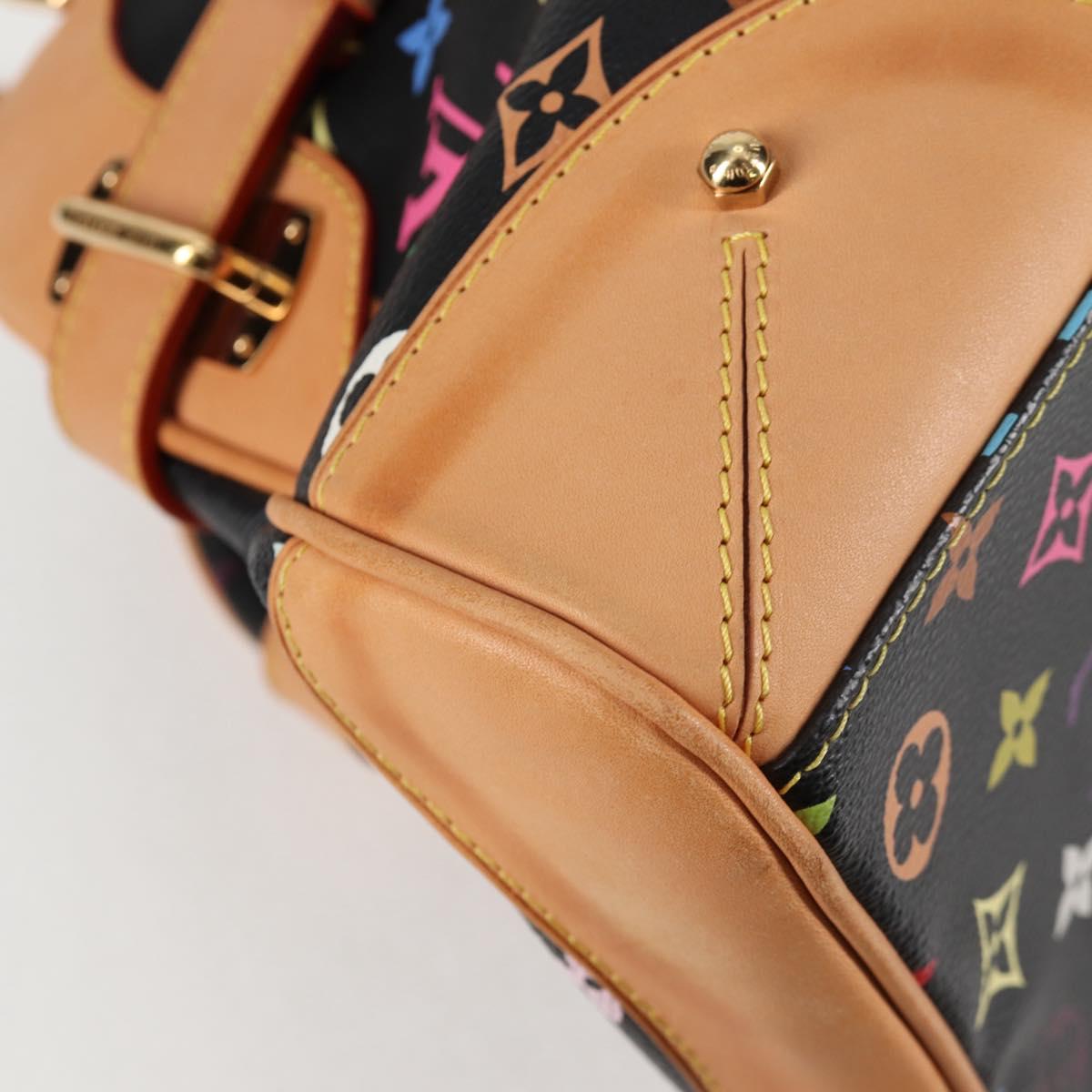 LOUIS VUITTON Monogram Multicolor Claudia Hand Bag Black M40194 LV Auth 124894SAV