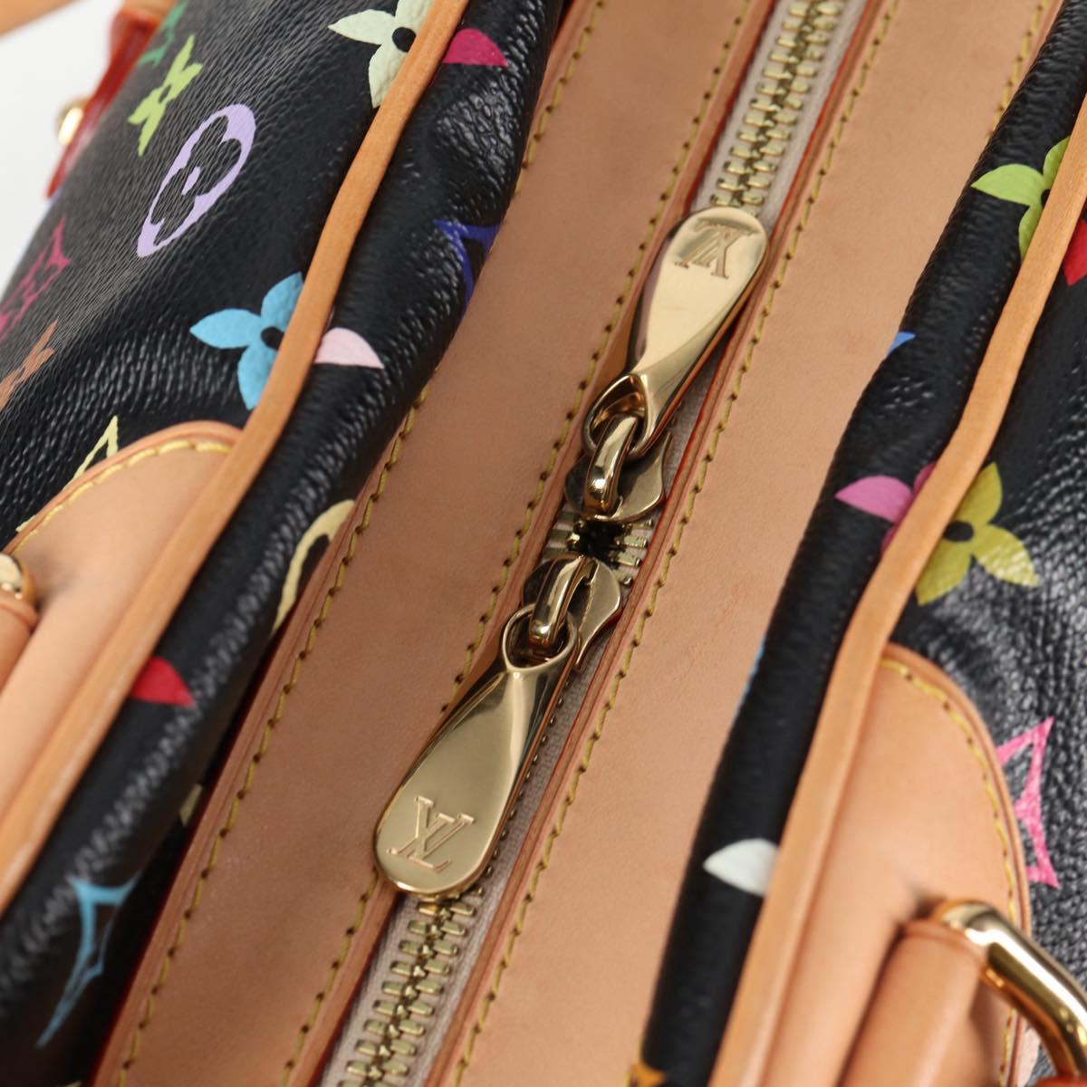 LOUIS VUITTON Monogram Multicolor Claudia Hand Bag Black M40194 LV Auth 124894SAV