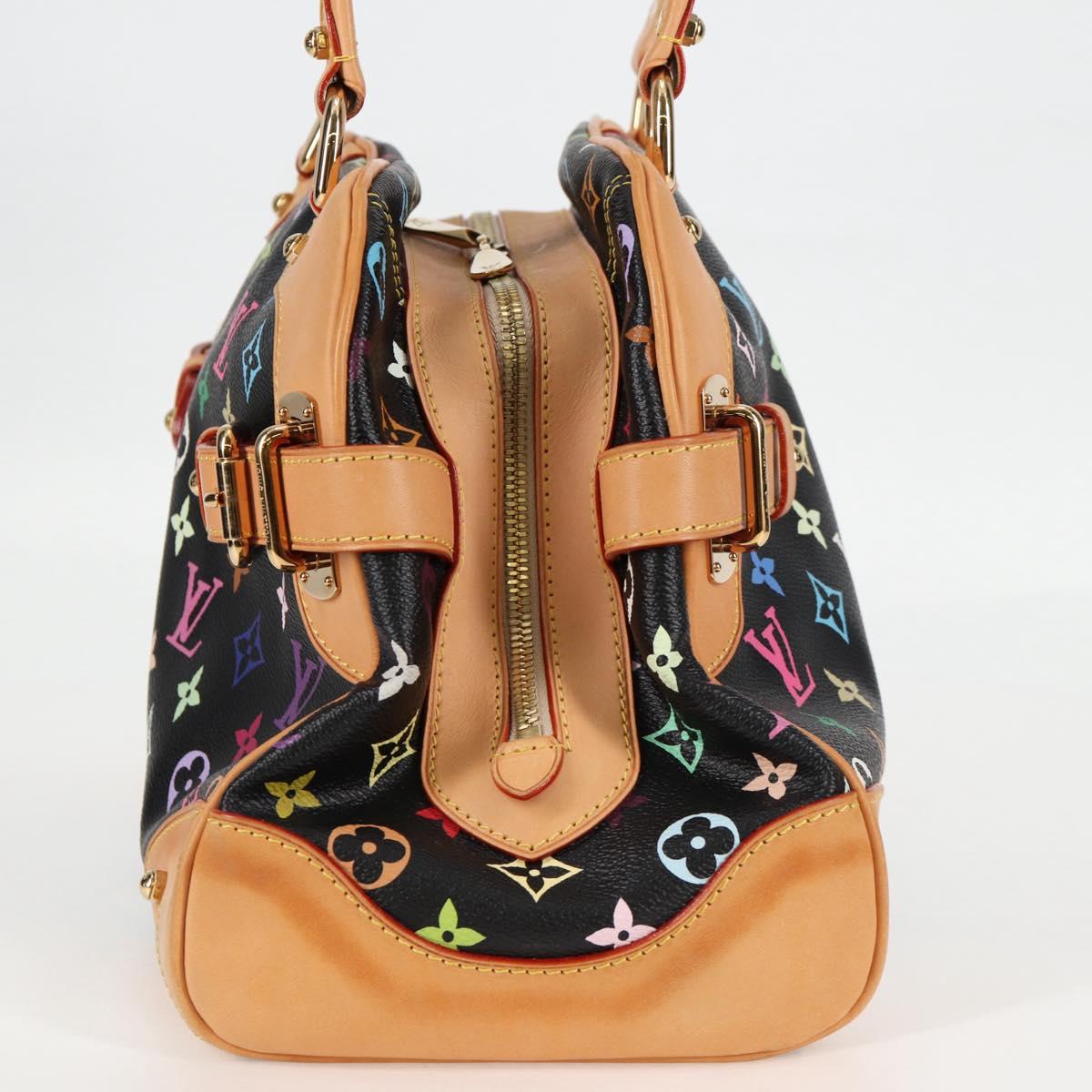 LOUIS VUITTON Monogram Multicolor Claudia Hand Bag Black M40194 LV Auth 124894SAV