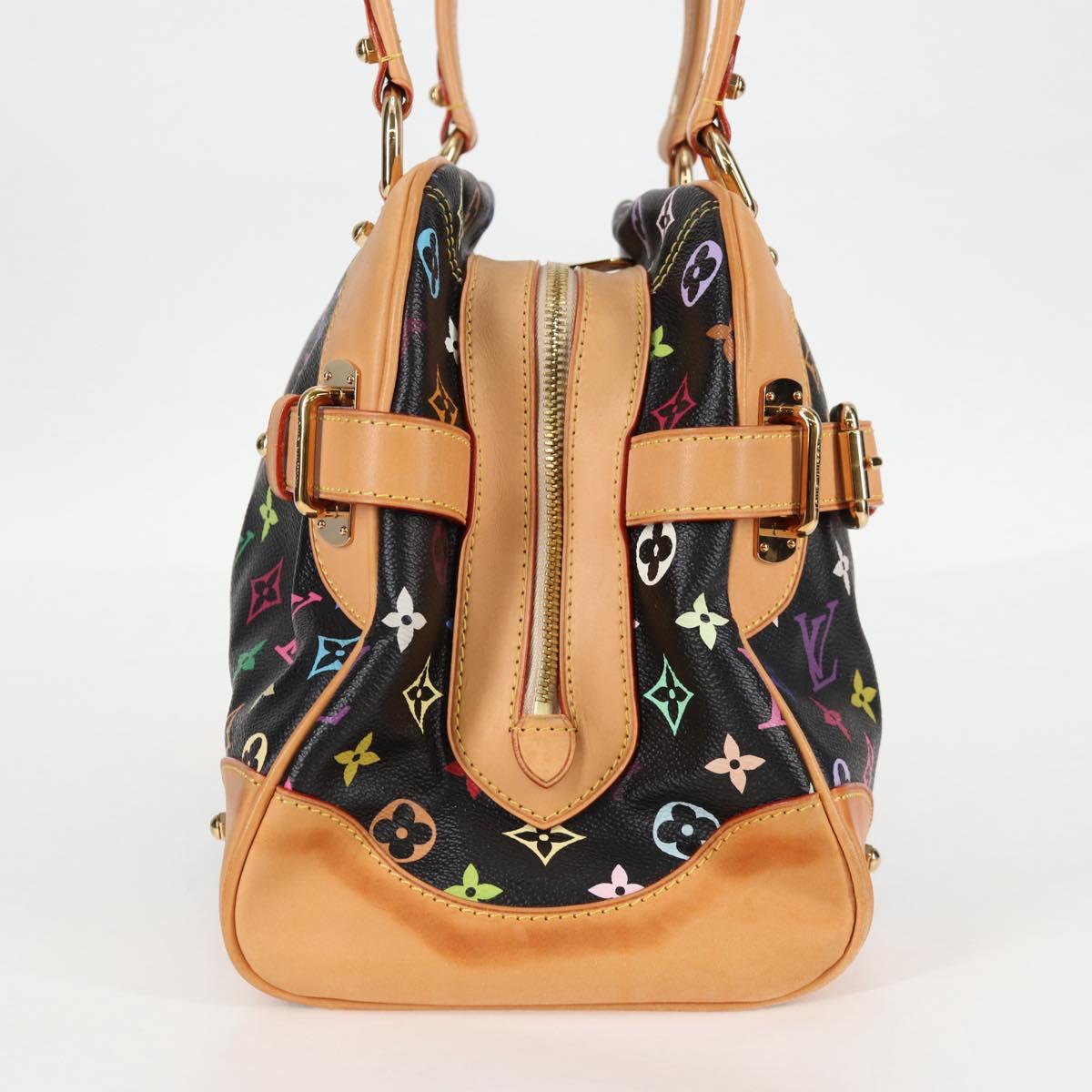 LOUIS VUITTON Monogram Multicolor Claudia Hand Bag Black M40194 LV Auth 124894SAV