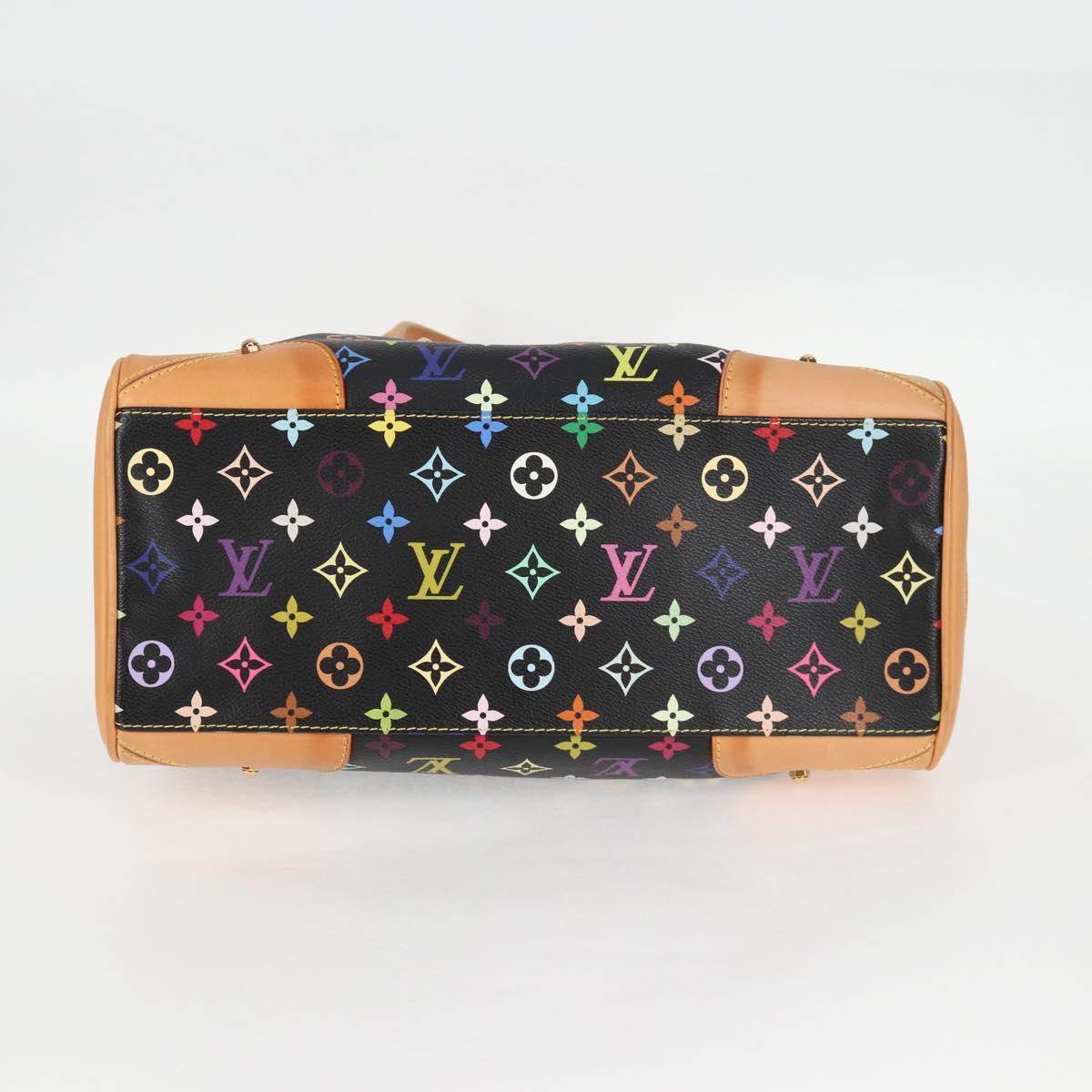LOUIS VUITTON Monogram Multicolor Claudia Hand Bag Black M40194 LV Auth 124894SAV