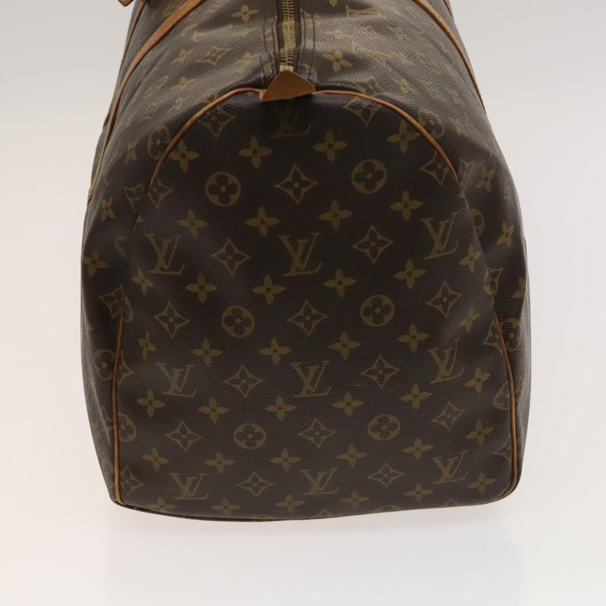 LOUIS VUITTON Monogram Keepall 55 Boston Bag M41424 LV Auth 124962