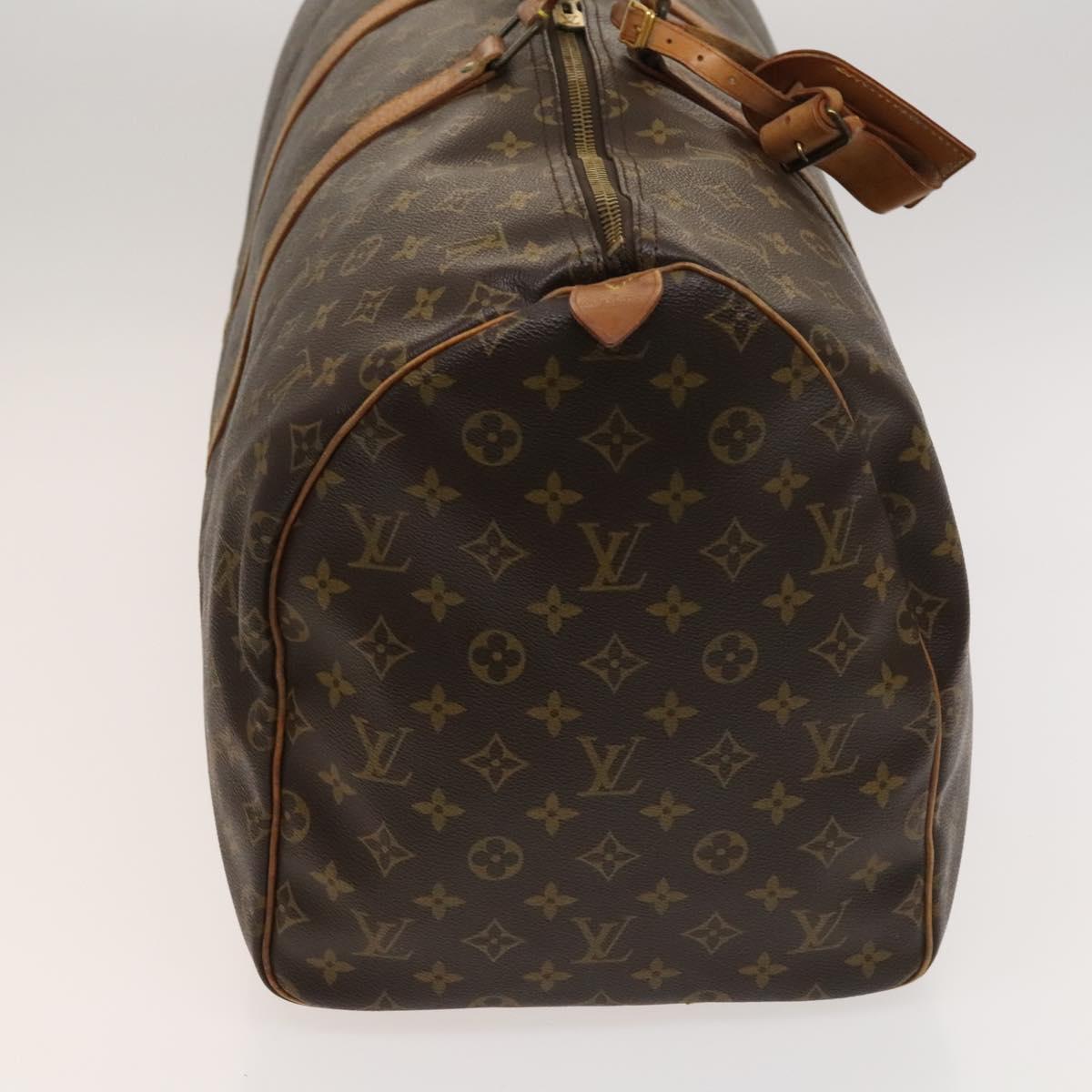 LOUIS VUITTON Monogram Keepall 55 Boston Bag M41424 LV Auth 124962