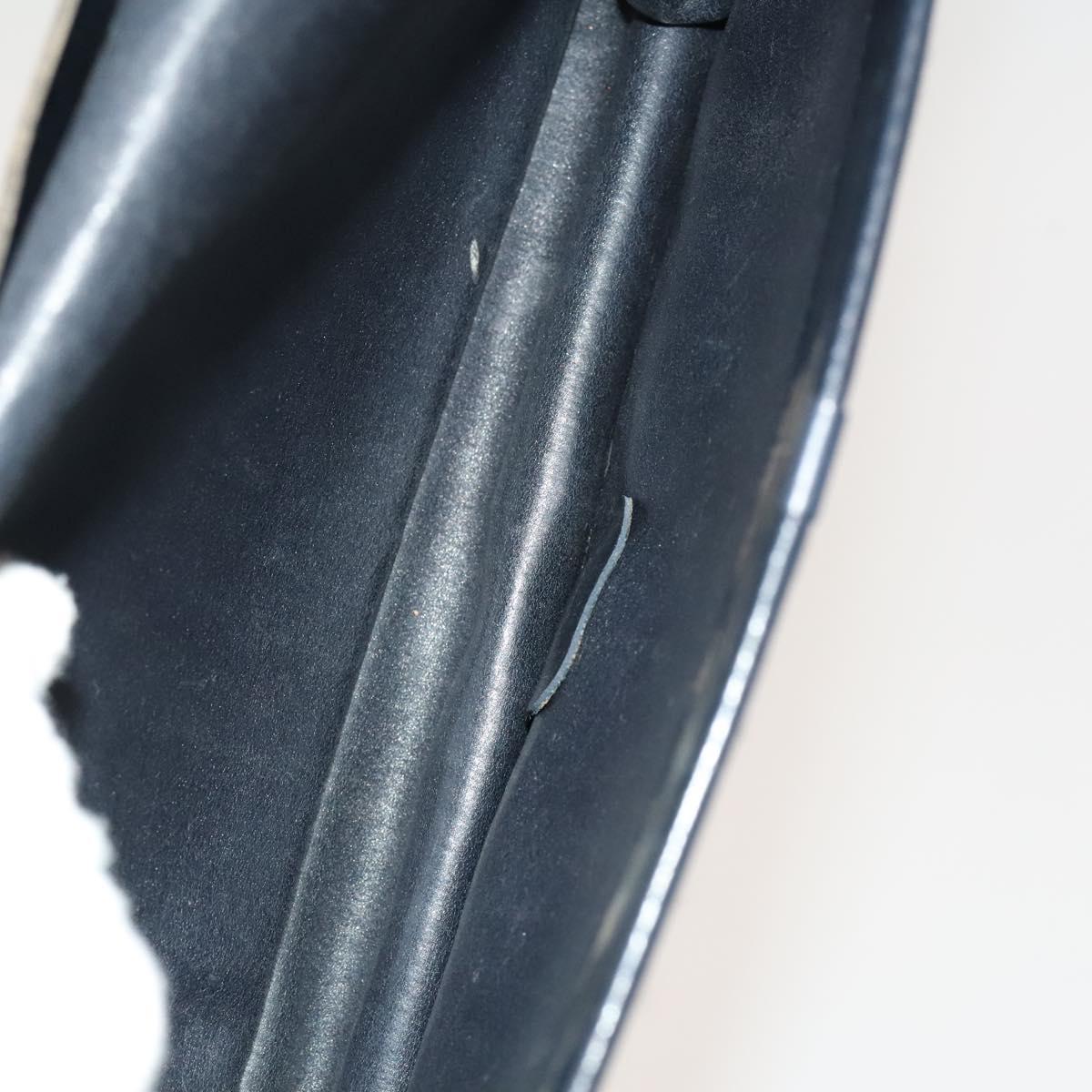 Christian Dior Trotter Canvas Chain Shoulder Bag Brown Gold Auth 124988